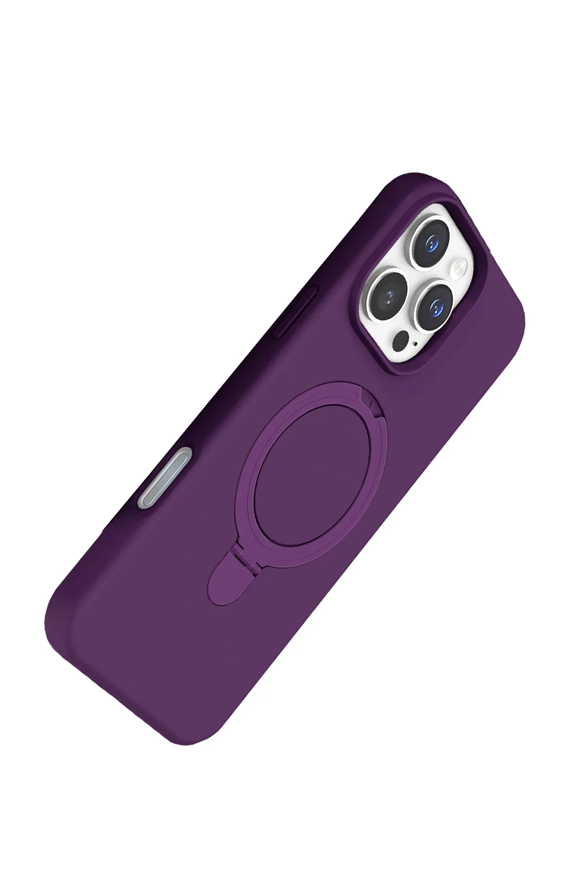 Newface Apple İphone 16 Pro Regal Magsafe Standlı Kapak - Derin M