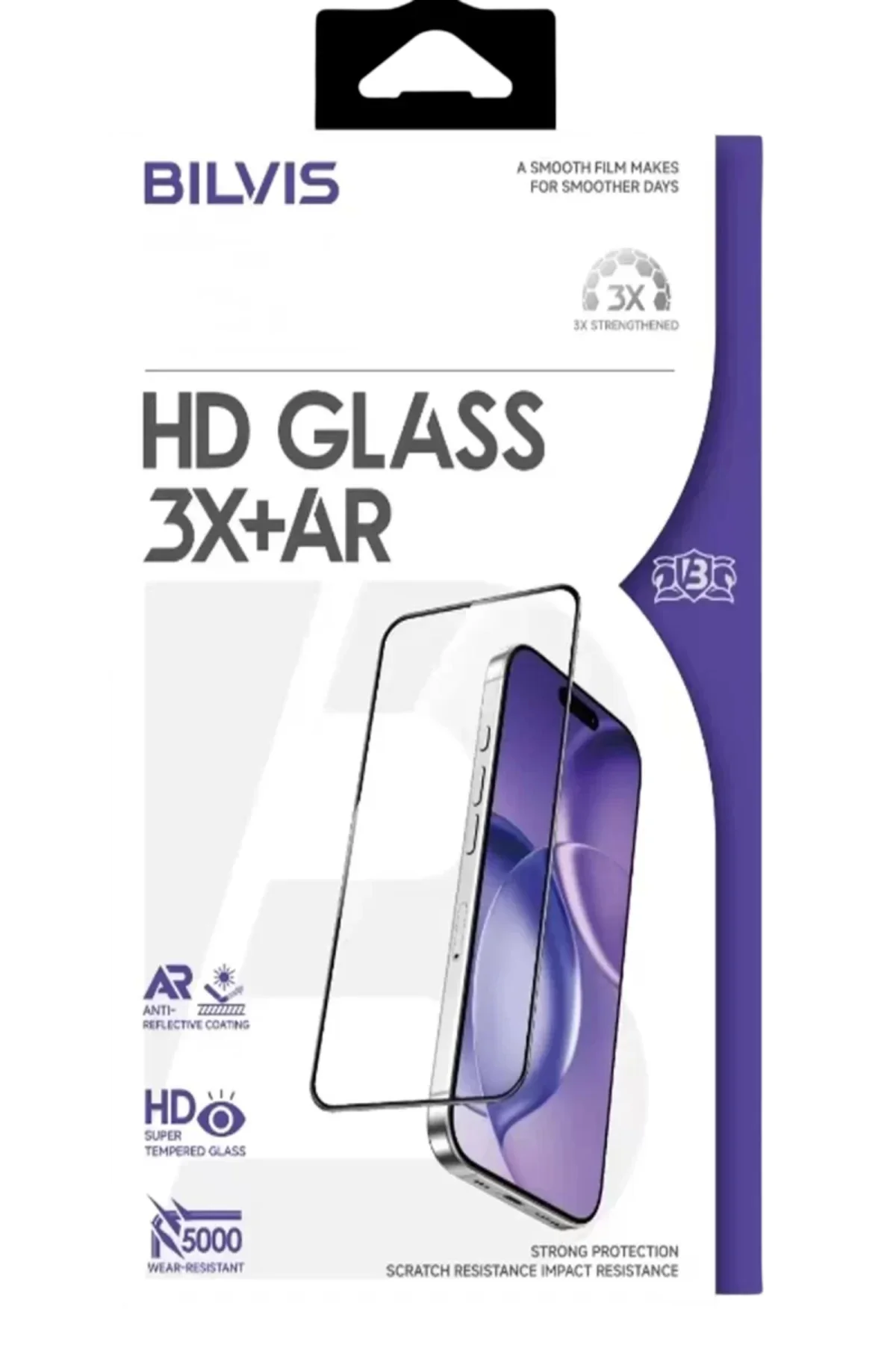 Newface Apple İphone 17 Pro Bilvis 3x Ar Hd Cam Ekran Koruyucu - Siyah