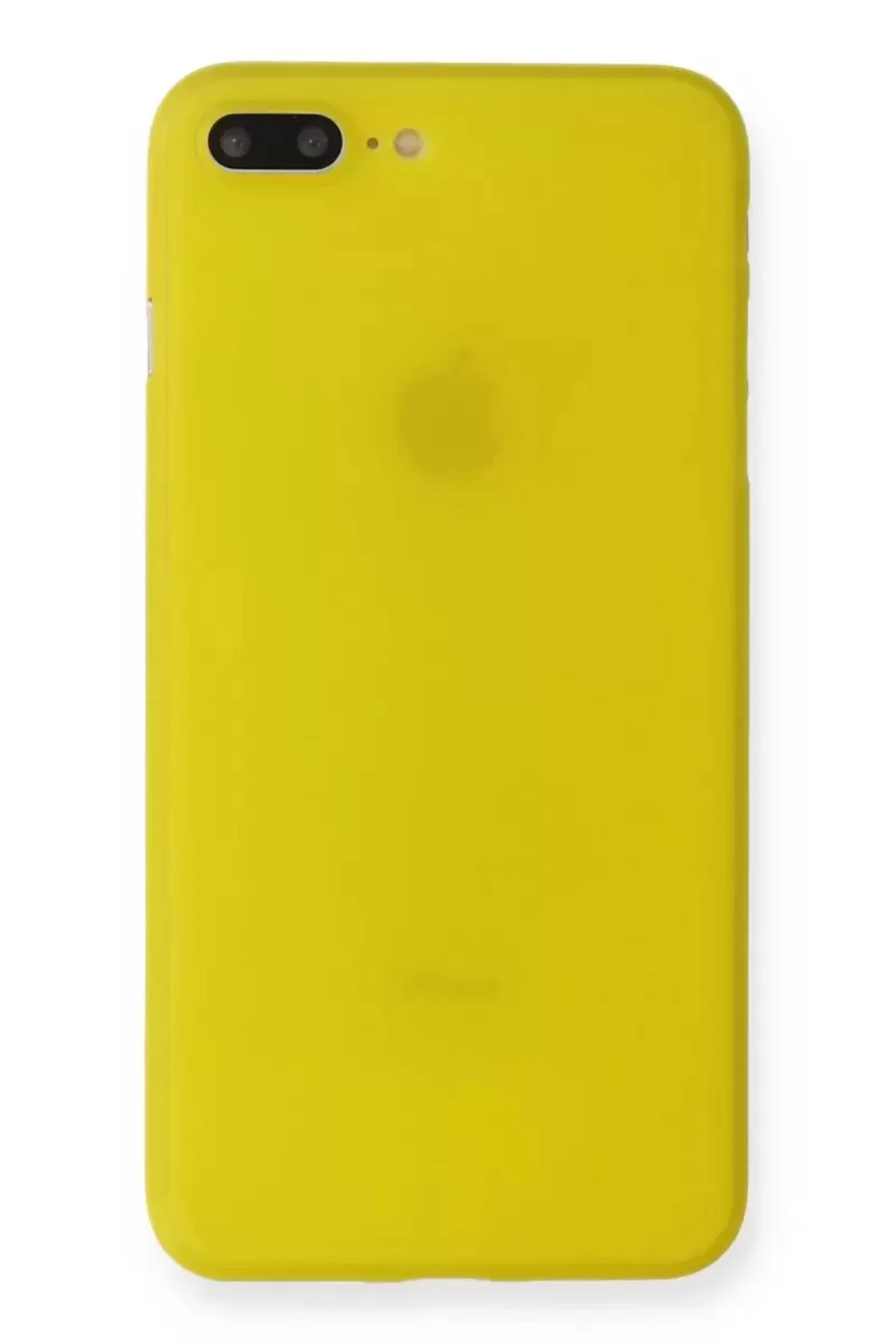 Newface Apple İphone 7 Plus Kılıf Pp Ultra İnce Kapak - Sarı