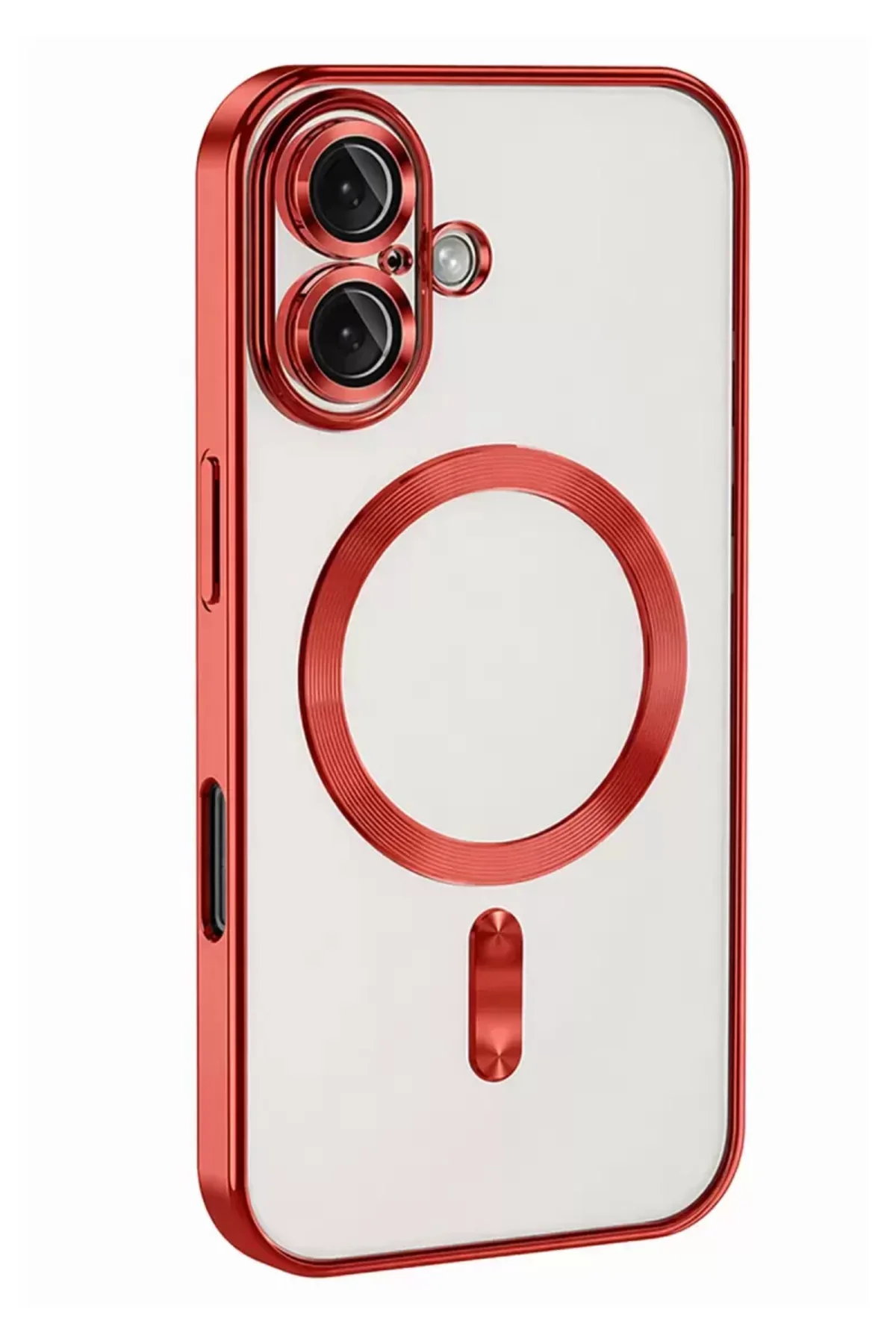 Newface Apple İphone 16 Kılıf Kross Magneticsafe Kapak - Kırmızı