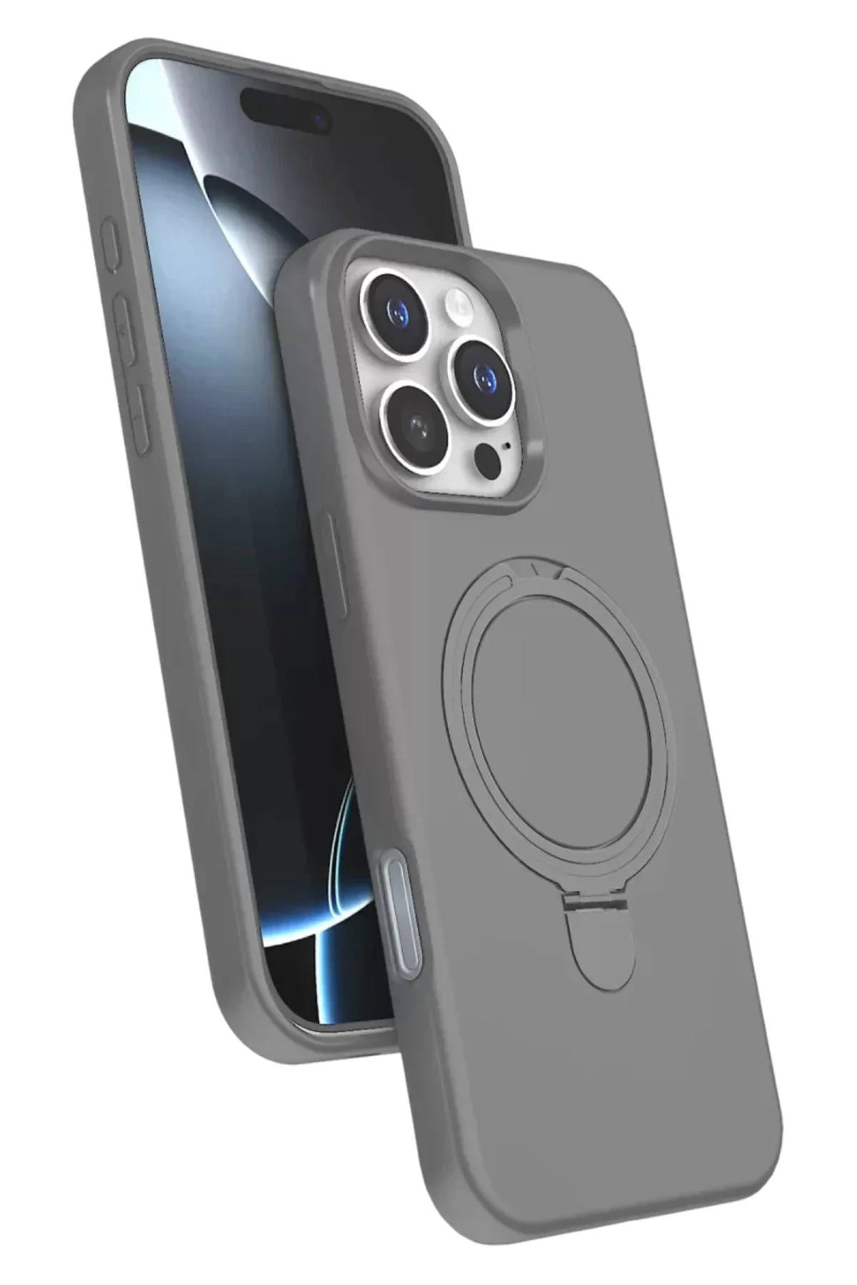 Newface Apple İphone 16 Pro Max Regal Magsafe Standlı Kapak - Tit