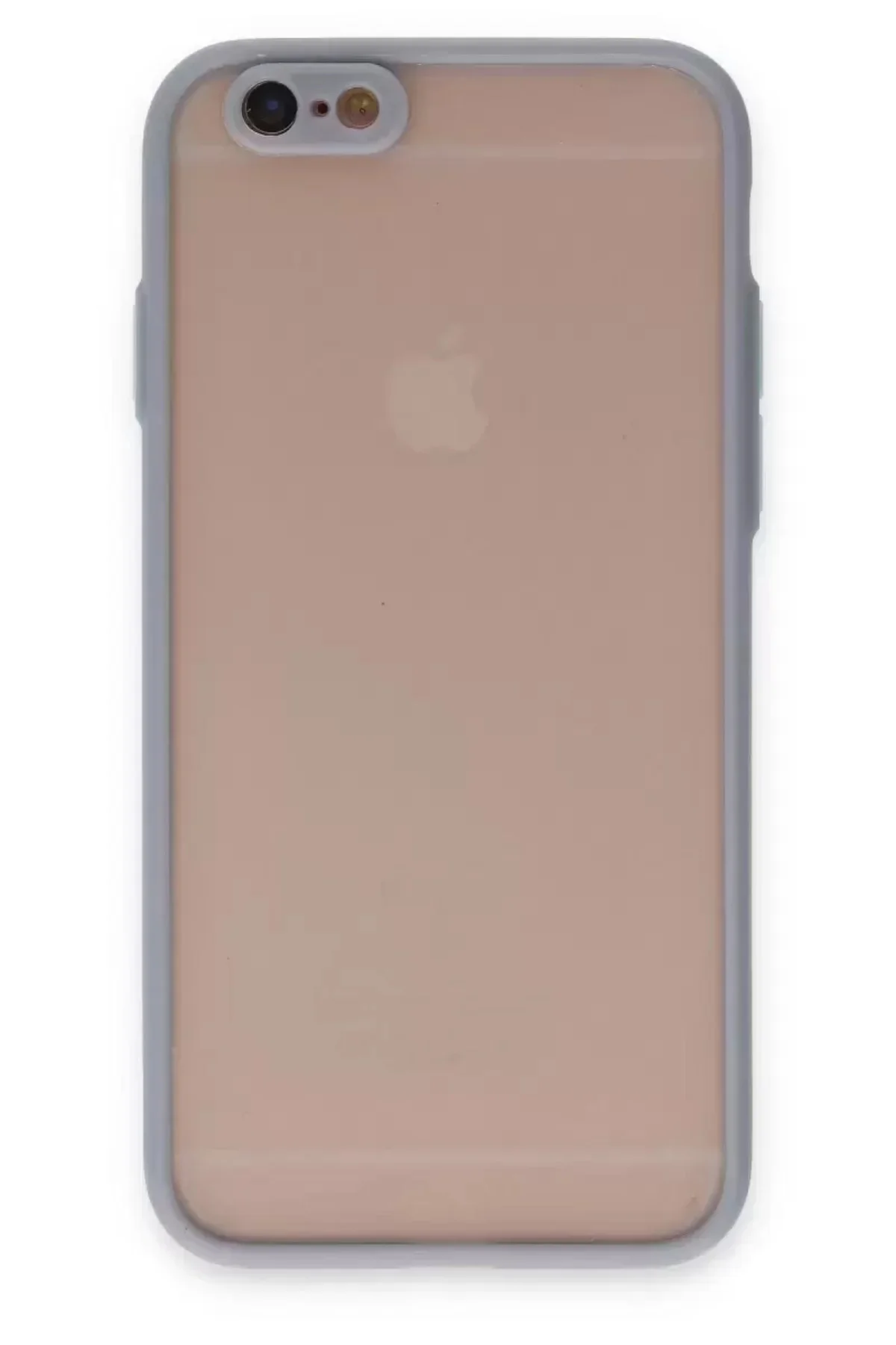 Newface Apple İphone 6 Kılıf Montreal Silikon Kapak - Gri