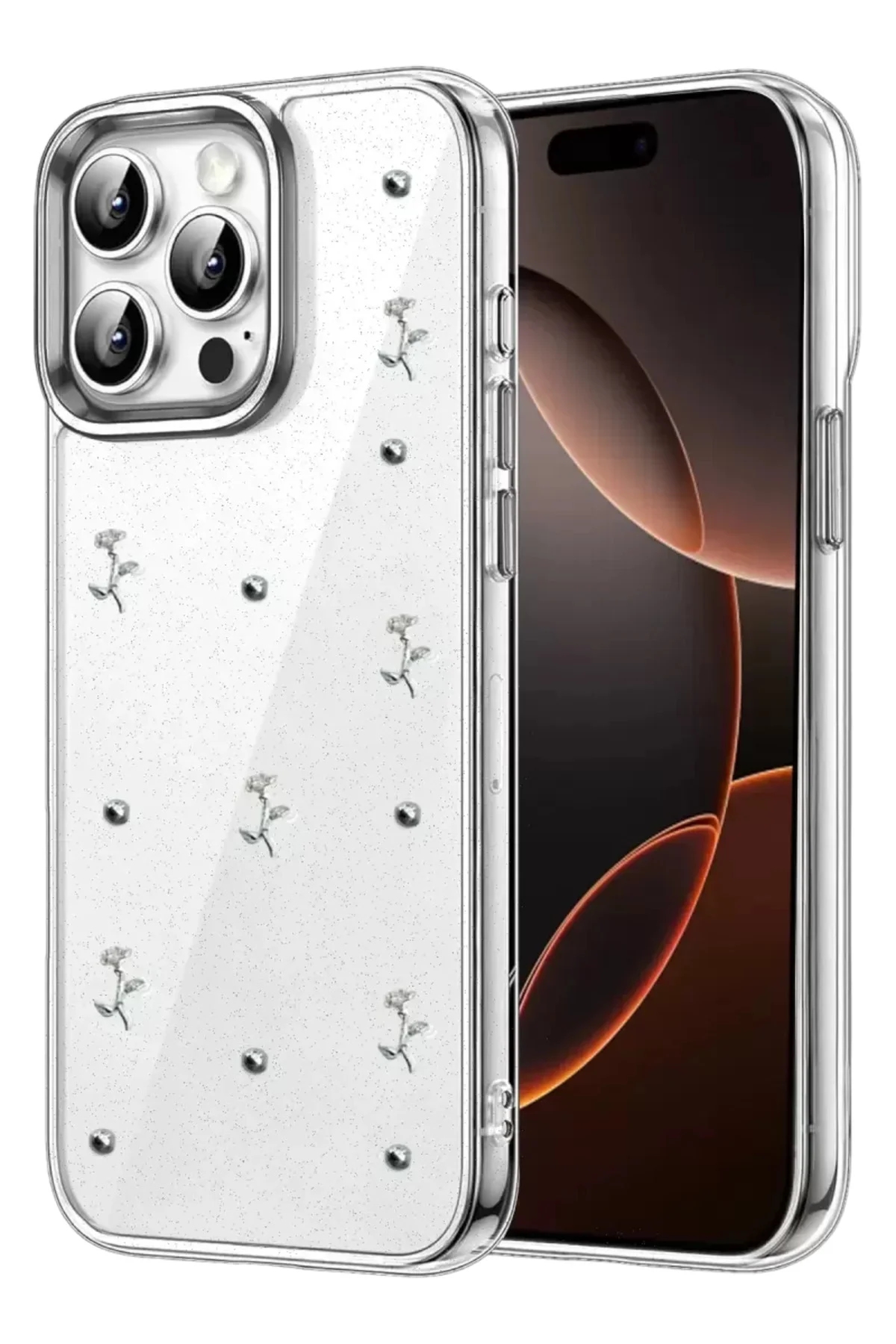 Newface Apple İphone 15 Pro Max Fiyonk Desenli Kapak - Desen 4