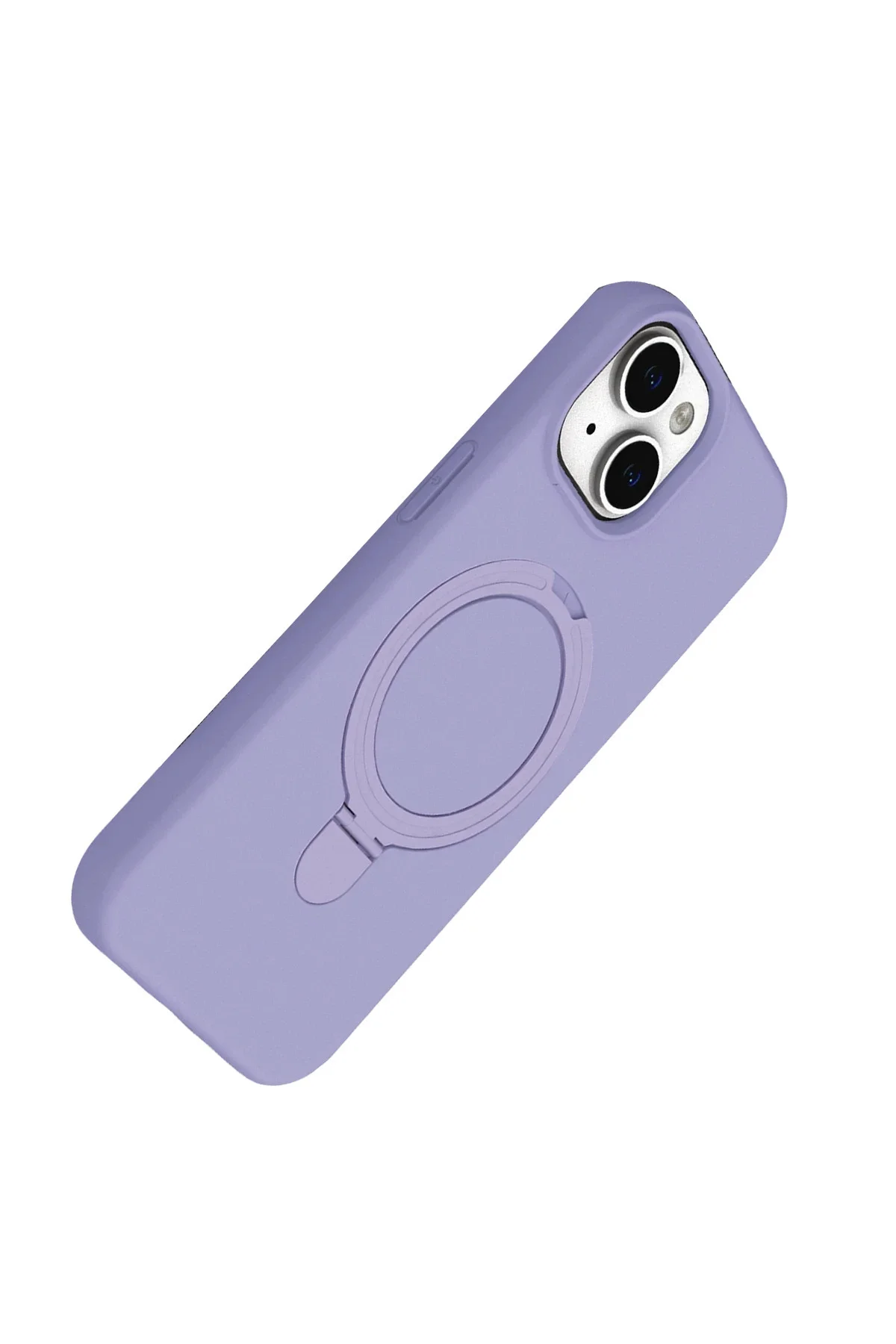 Newface Apple İphone 15 Plus Regal Magsafe Standlı Kapak - Lila