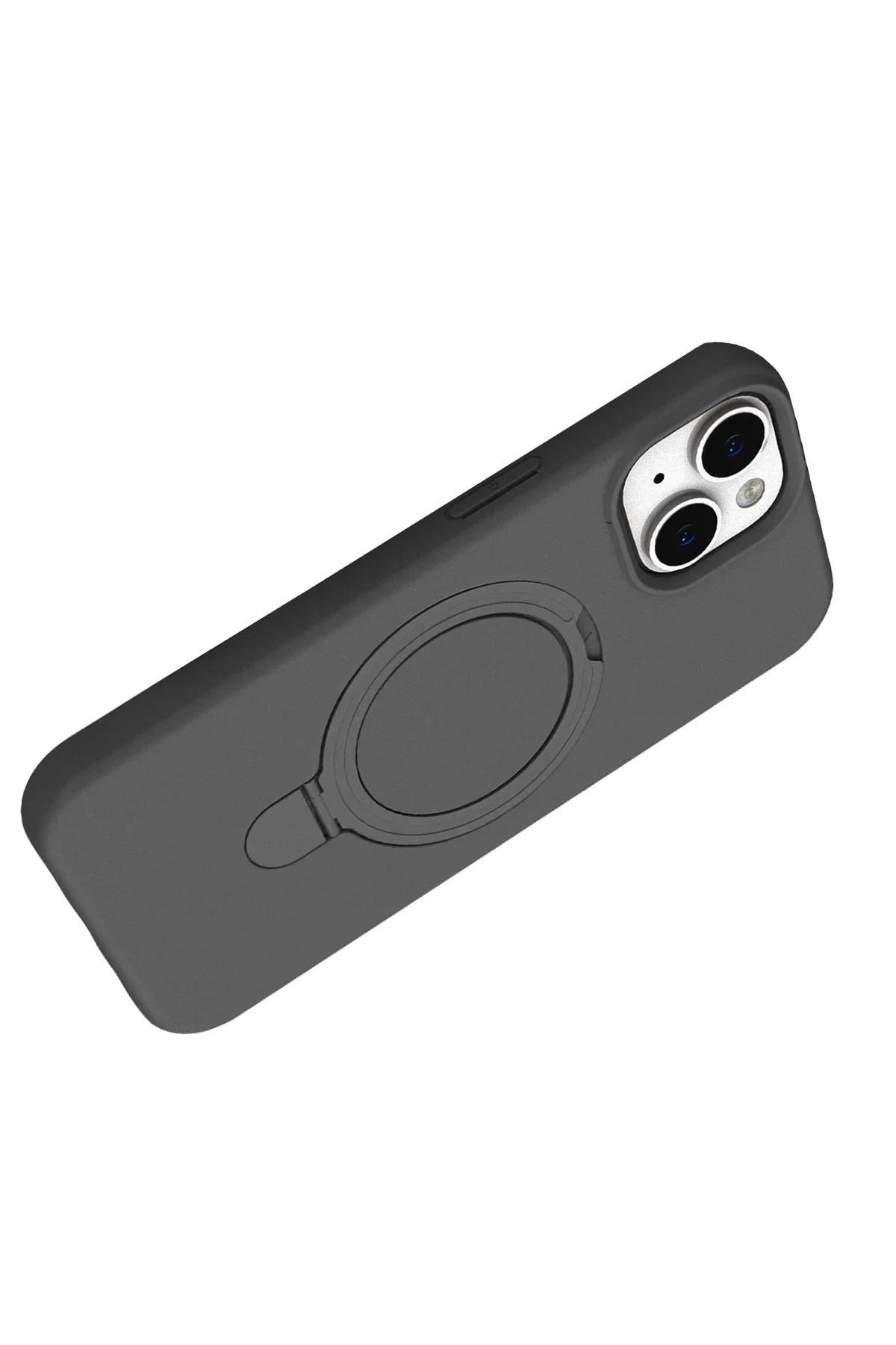 Newface Apple İphone 15 Plus Regal Magsafe Standlı Kapak - Titan 