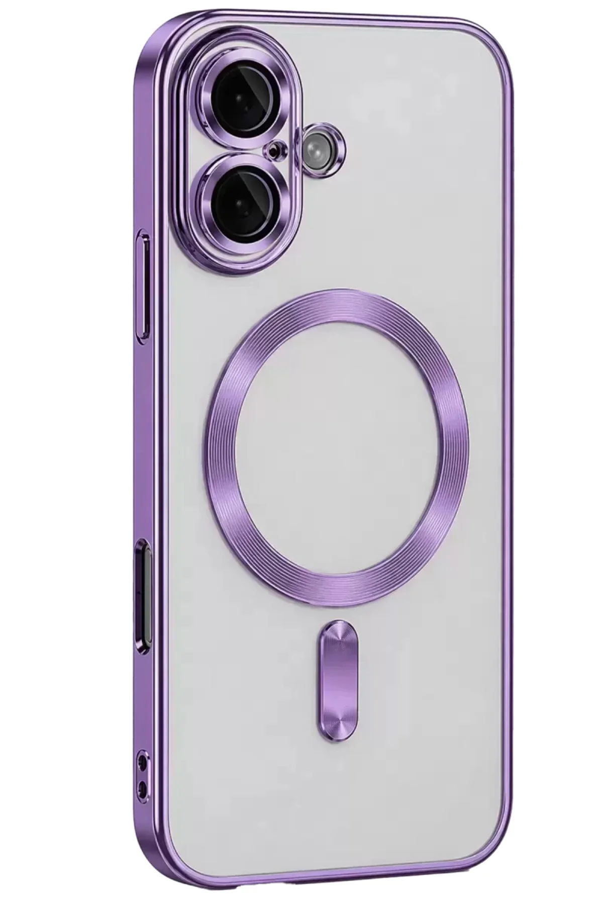 Newface Apple İphone 16 Kılıf Kross Magneticsafe Kapak - Mor