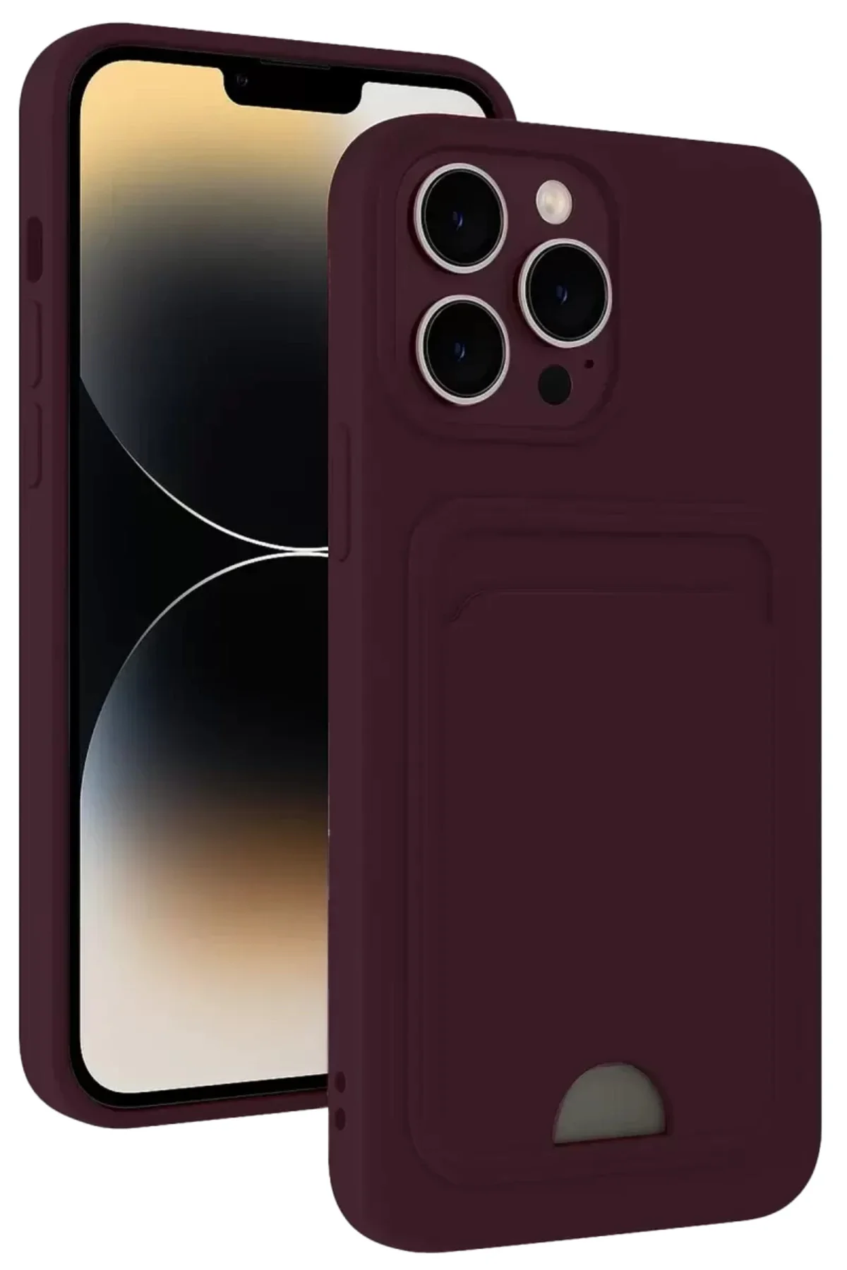 Newface Apple İphone 13 Pro Max Kılıf Kelvin Kartvizitli Silikon 