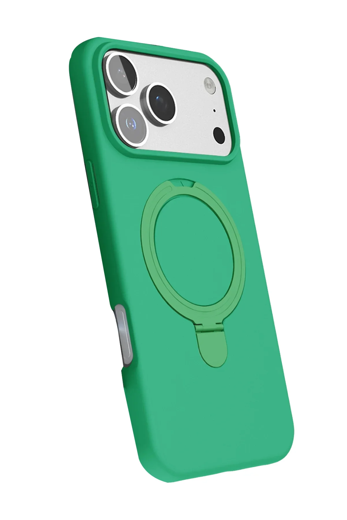 Newface Apple İphone 17 Pro Max Regal Magsafe Standlı Kapak - Yeşil