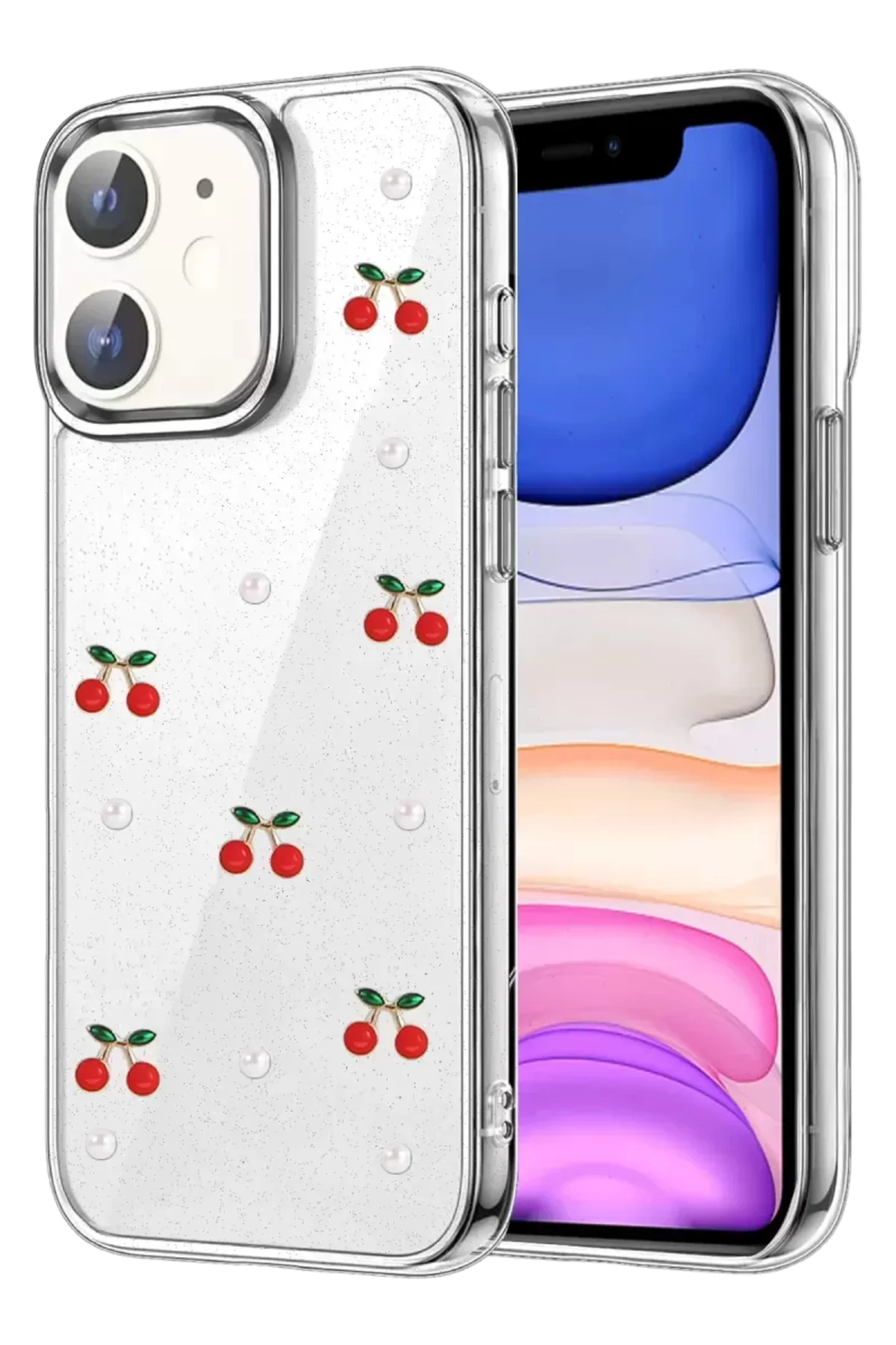 Newface Apple İphone 12 Fiyonk Desenli Kapak - Desen 9
