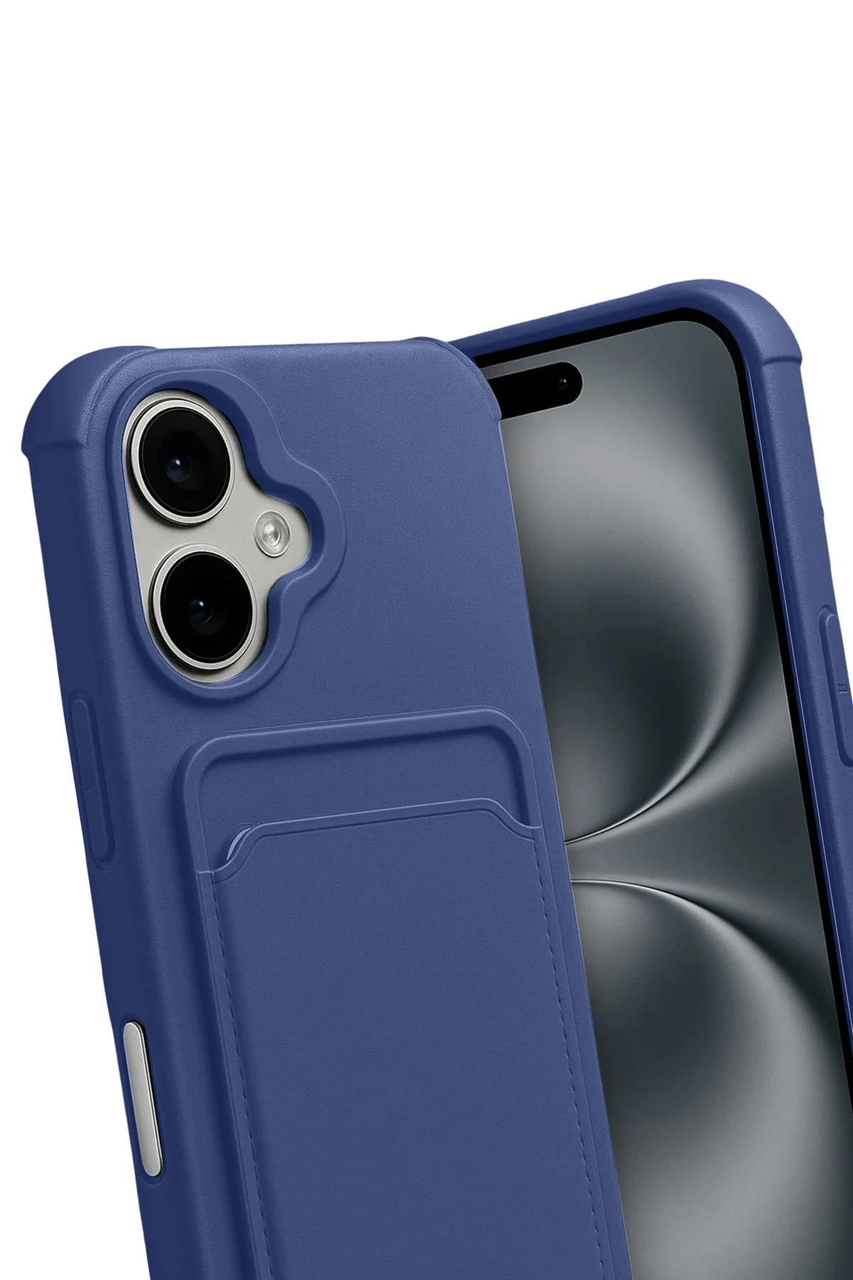 Newface Apple İphone 17 Kelvin Kartvizitli Silikon - Lacivert