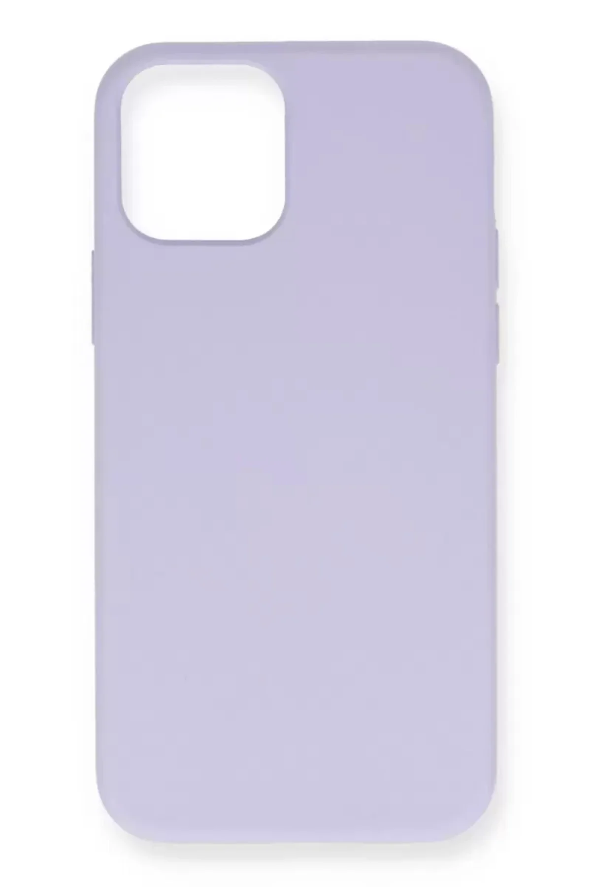 Newface Apple İphone 12 Mini Kılıf Nano İçi Kadife Silikon - Lila