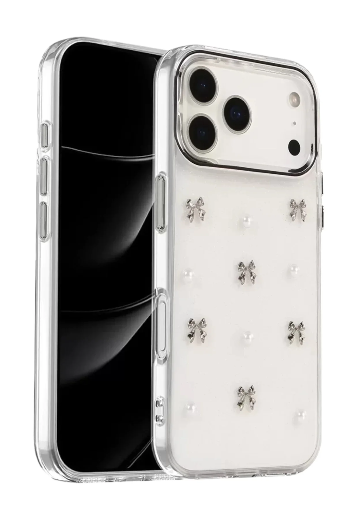 Newface Apple İphone 17 Pro Fiyonk Desenli Kapak - Desen 8
