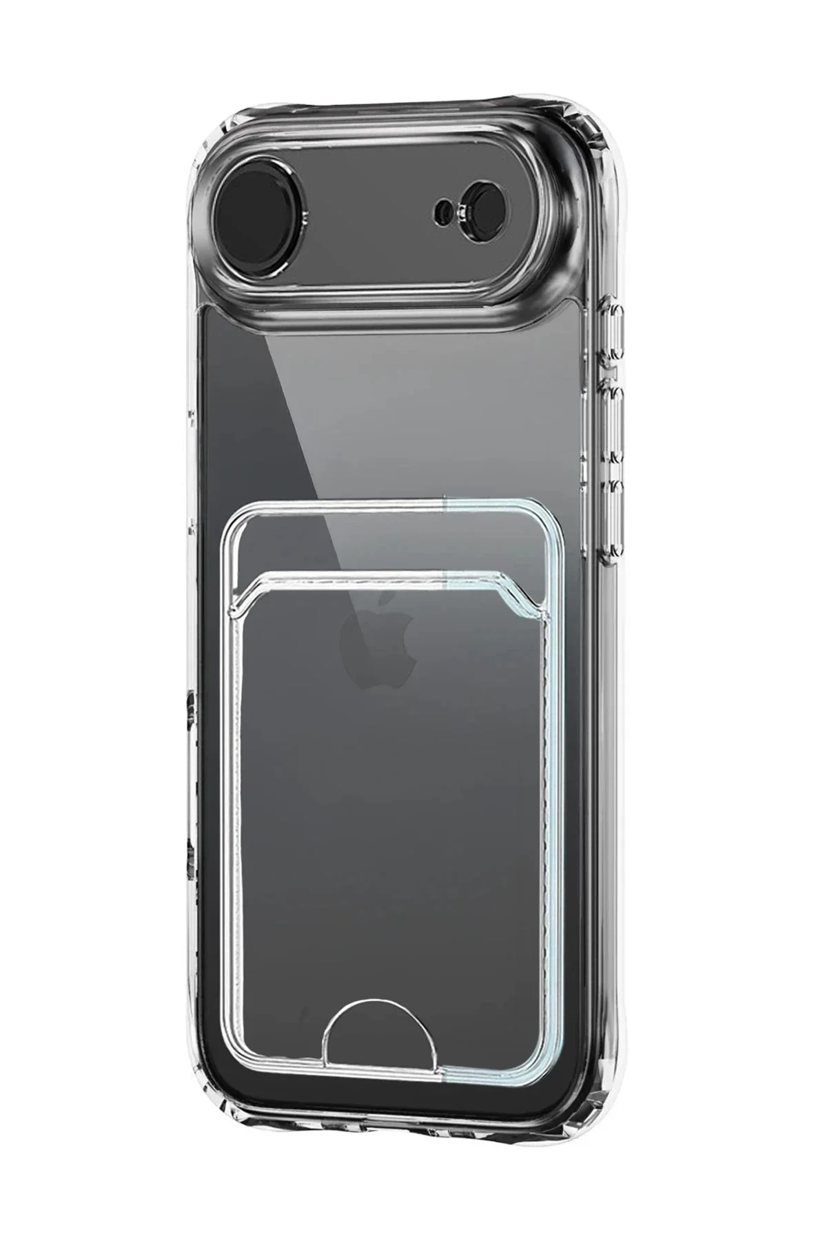 Newface Apple İphone 17 Air Kart Şeffaf Silikon - Şeffaf