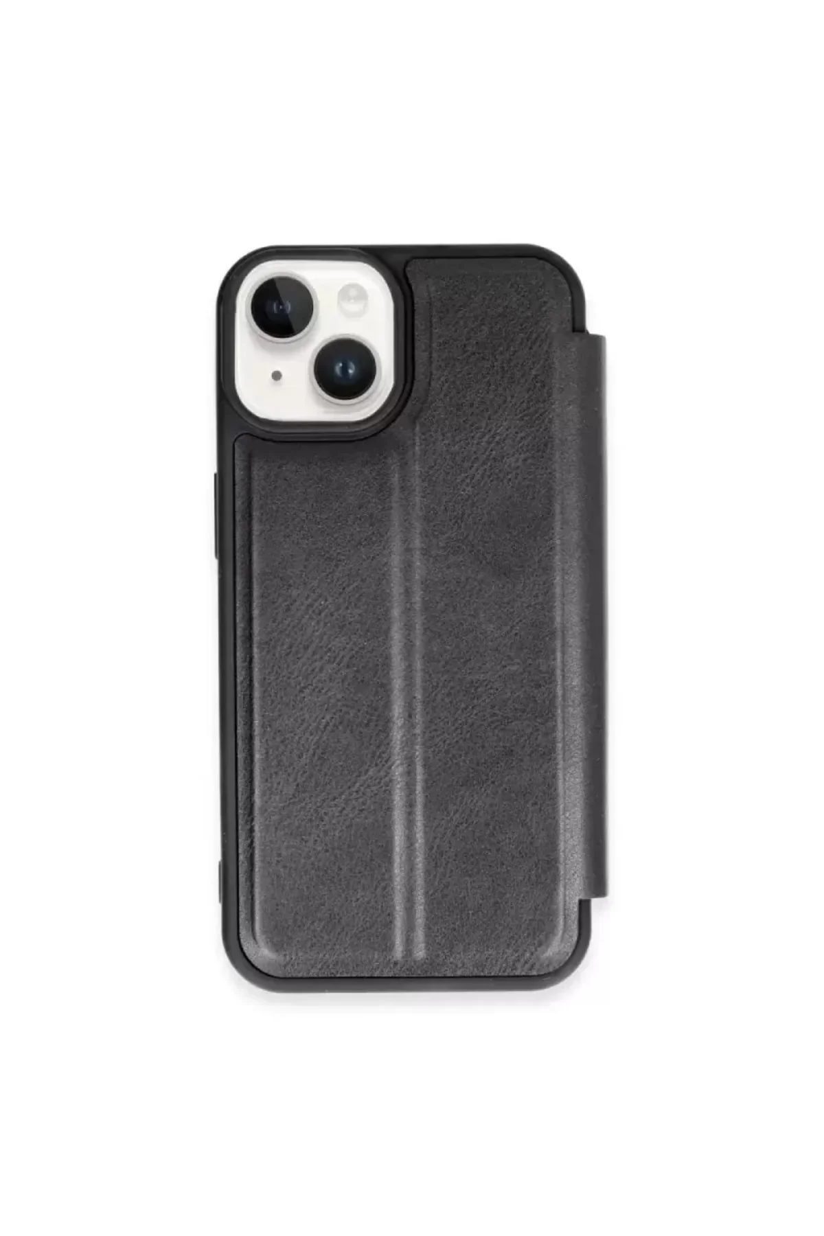 Newface Apple İphone 15 Kılıf Flip Cover - Siyah
