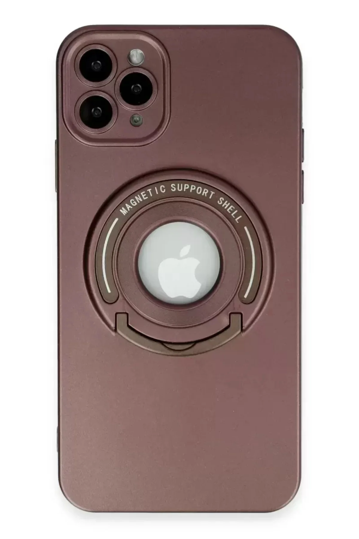Newface Apple İphone 12 Pro Kılıf Lukka Magneticsafe Kapak - Kahv