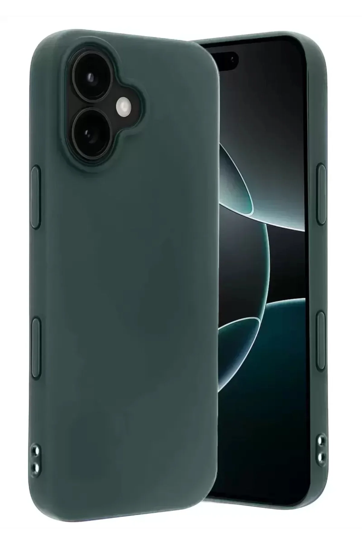 Newface Apple İphone 17 First Silikon - Koyu Yeşil