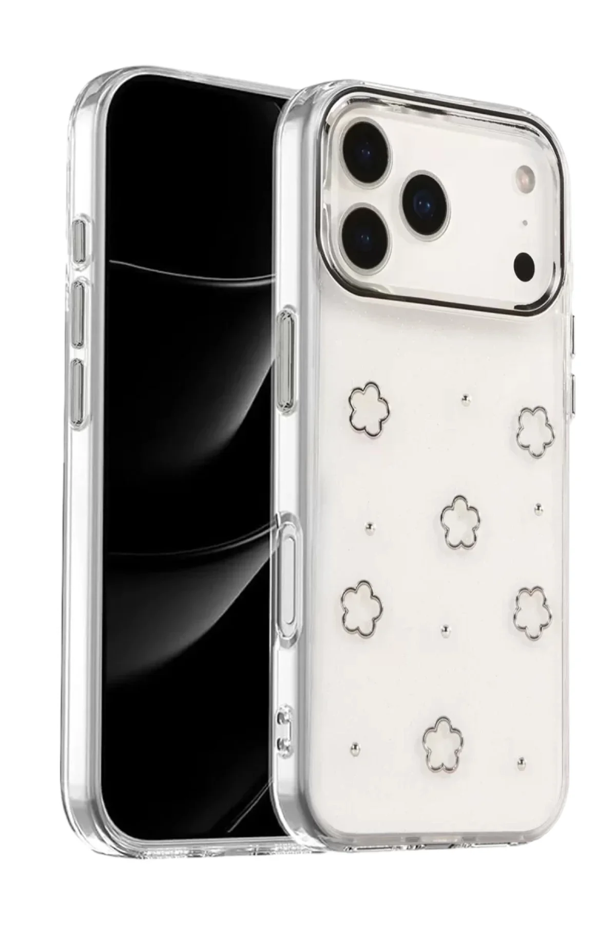 Newface Apple İphone 17 Pro Fiyonk Desenli Kapak - Desen 2