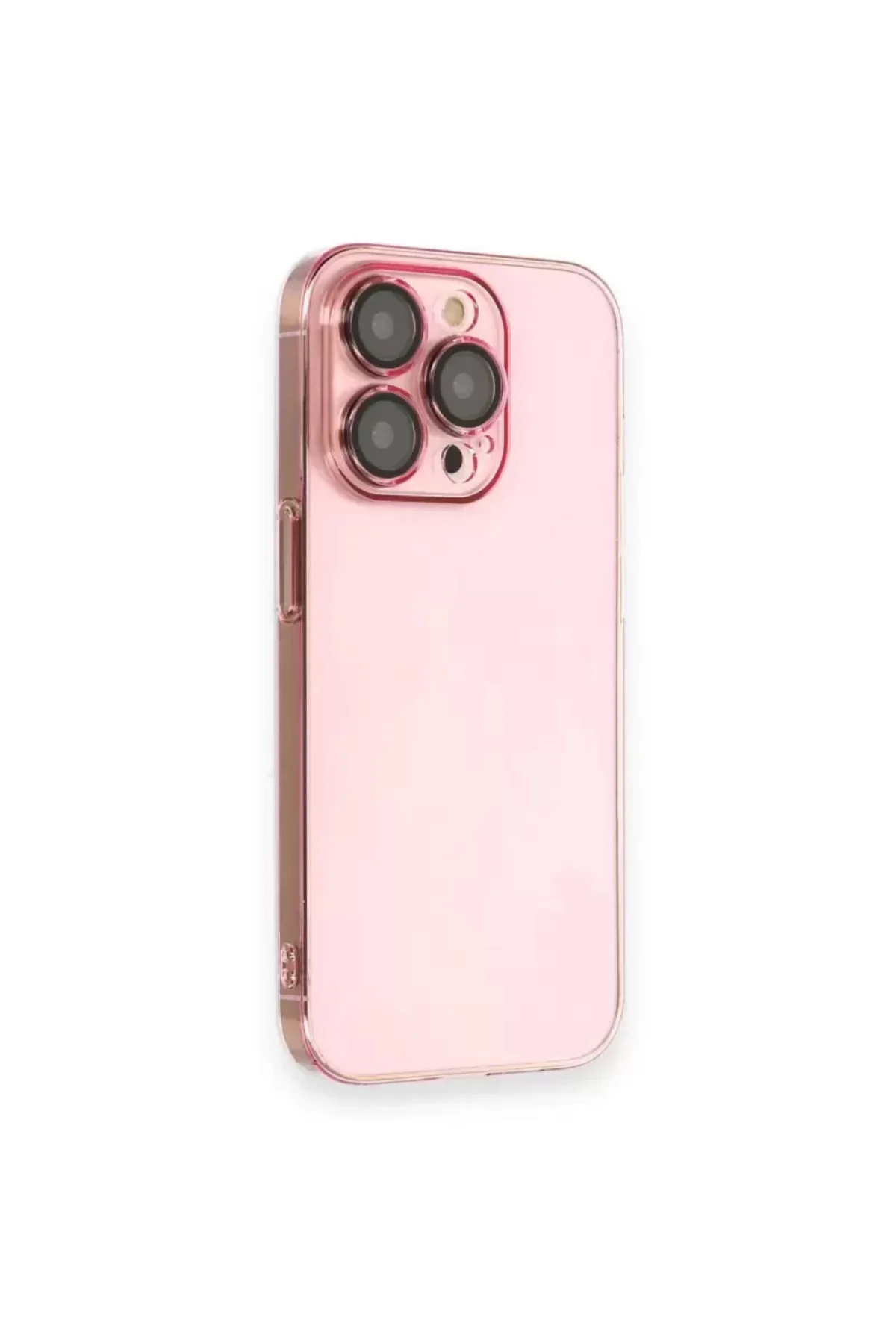 Newface Apple İphone 13 Pro Max Kılıf Armada Lensli Kapak - Rose 