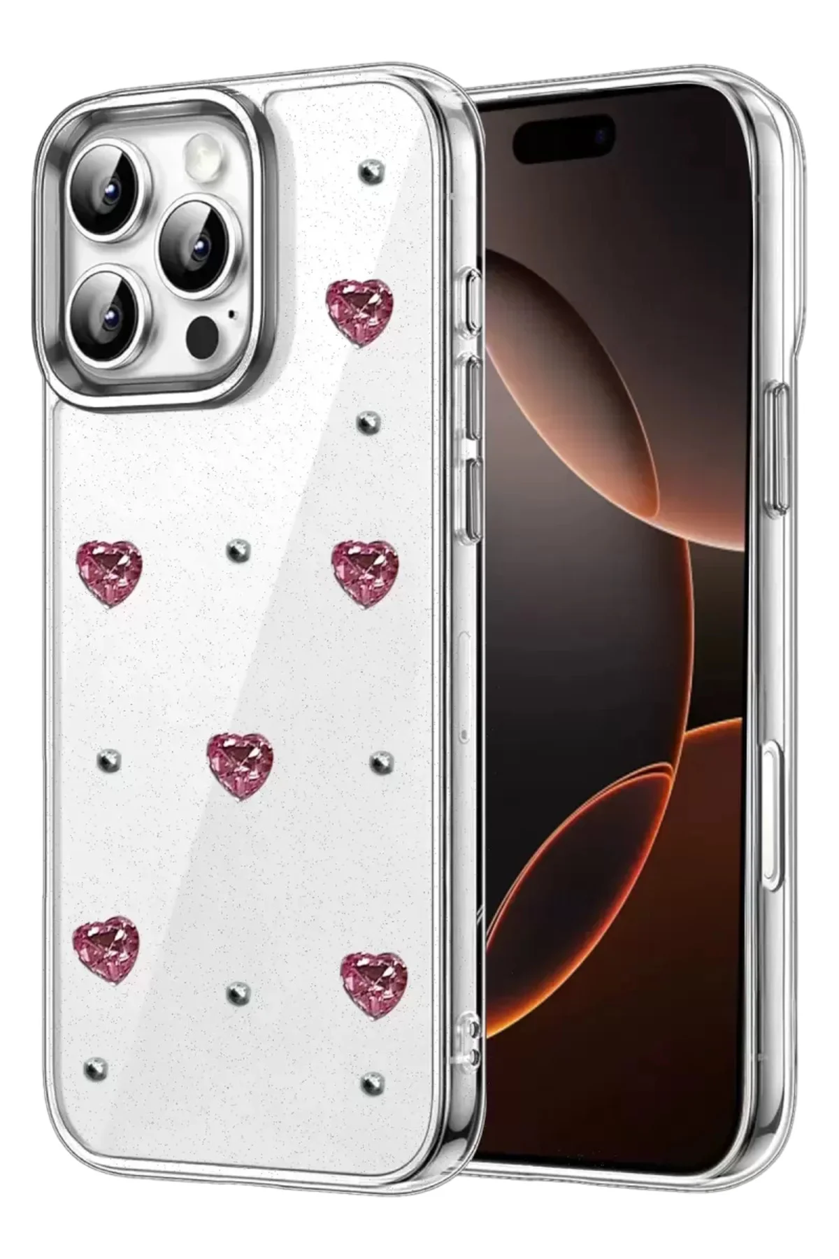 Newface Apple İphone 16 Pro Max Fiyonk Desenli Kapak - Desen 3