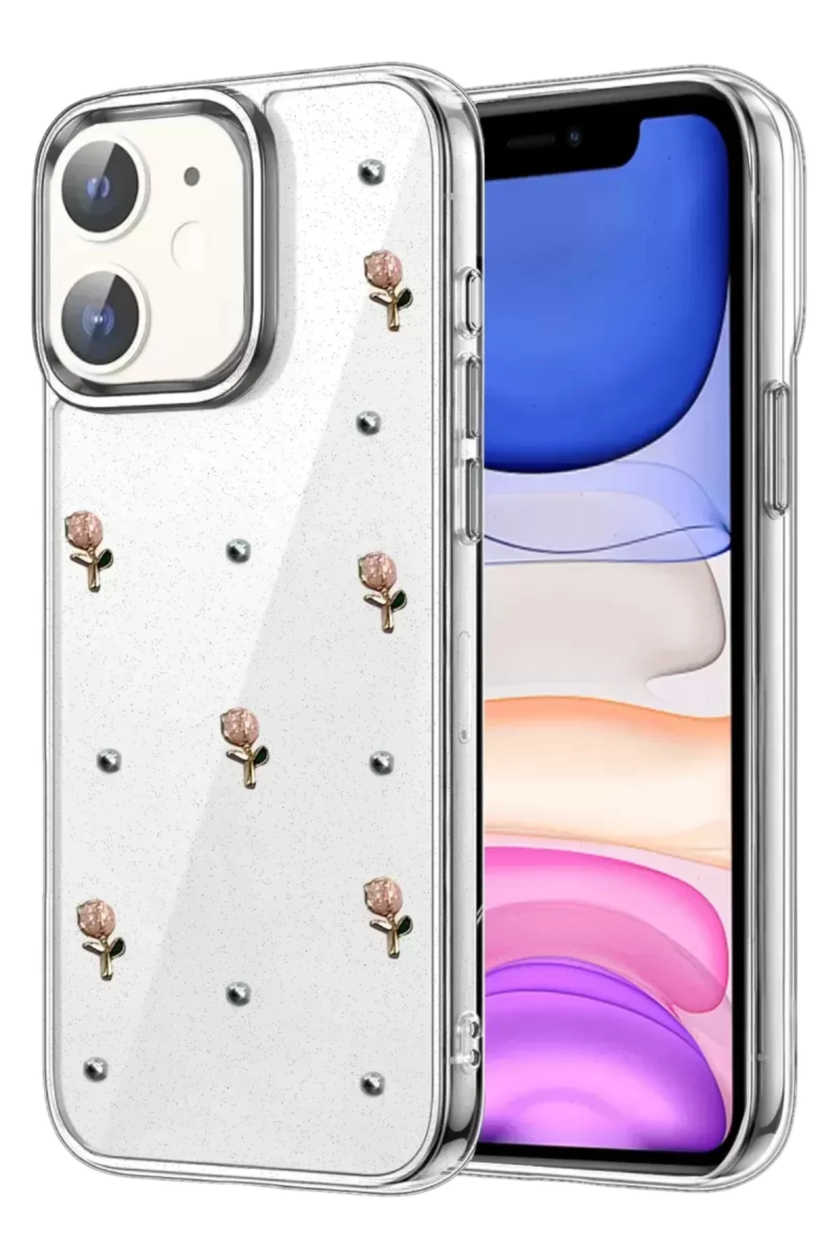 Newface Apple İphone 11 Fiyonk Desenli Kapak - Desen 6