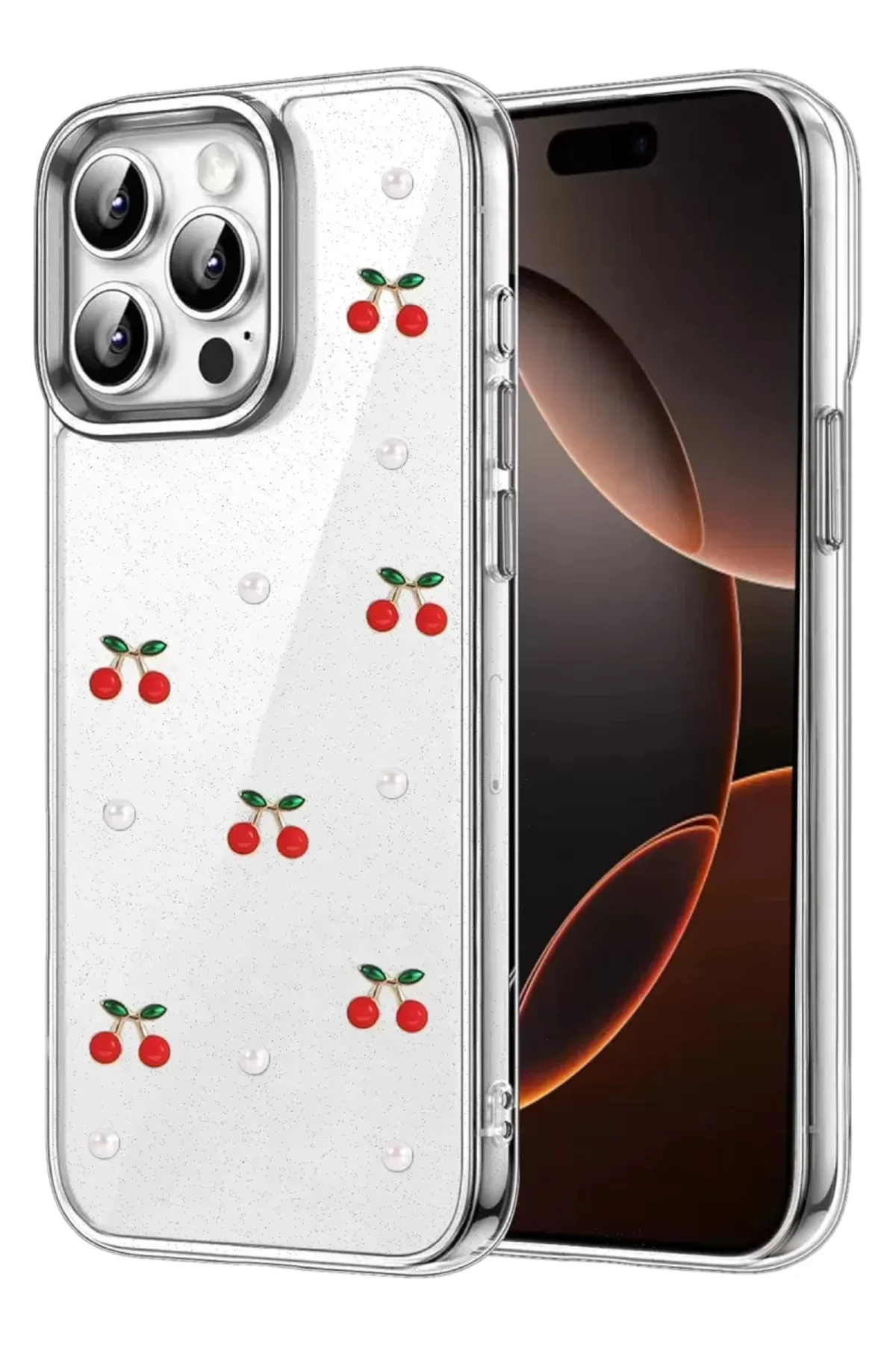 Newface Apple İphone 15 Pro Fiyonk Desenli Kapak - Desen 9