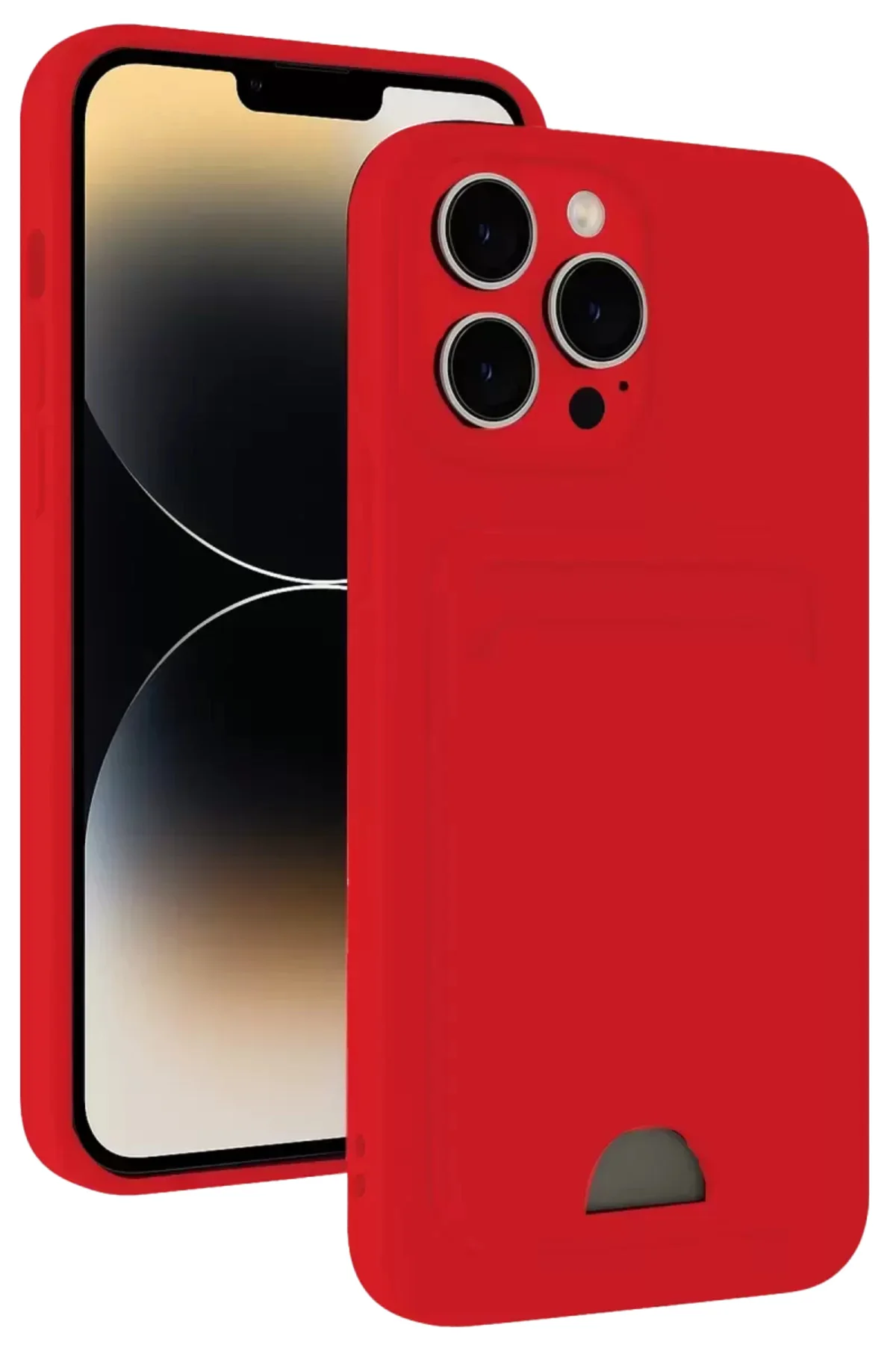 Newface Apple İphone 13 Pro Max Kılıf Kelvin Kartvizitli Silikon 