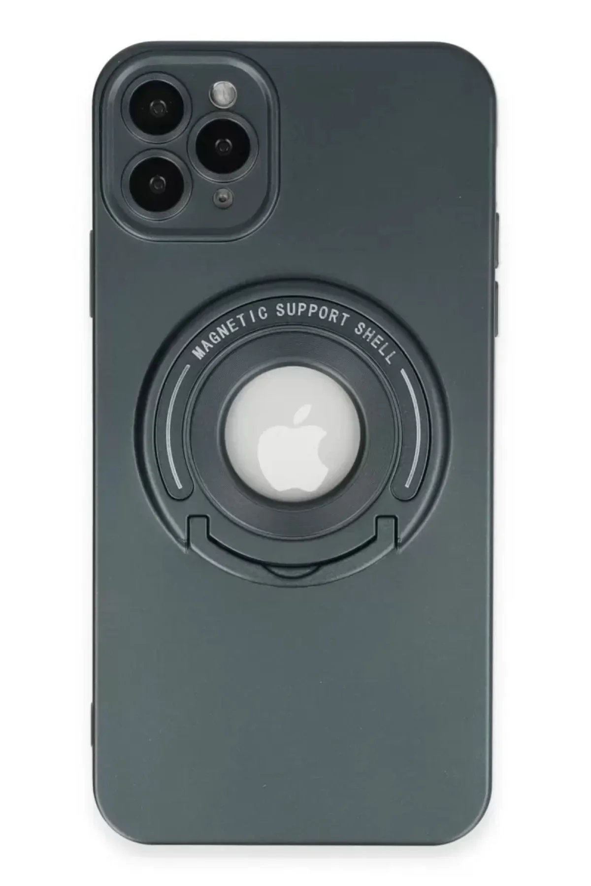Newface Apple İphone 12 Pro Kılıf Lukka Magneticsafe Kapak - Koyu Yeşil