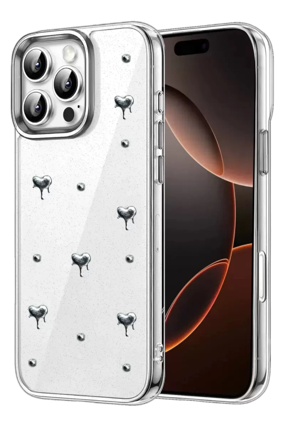 Newface Apple İphone 16 Pro Max Fiyonk Desenli Kapak - Desen 1
