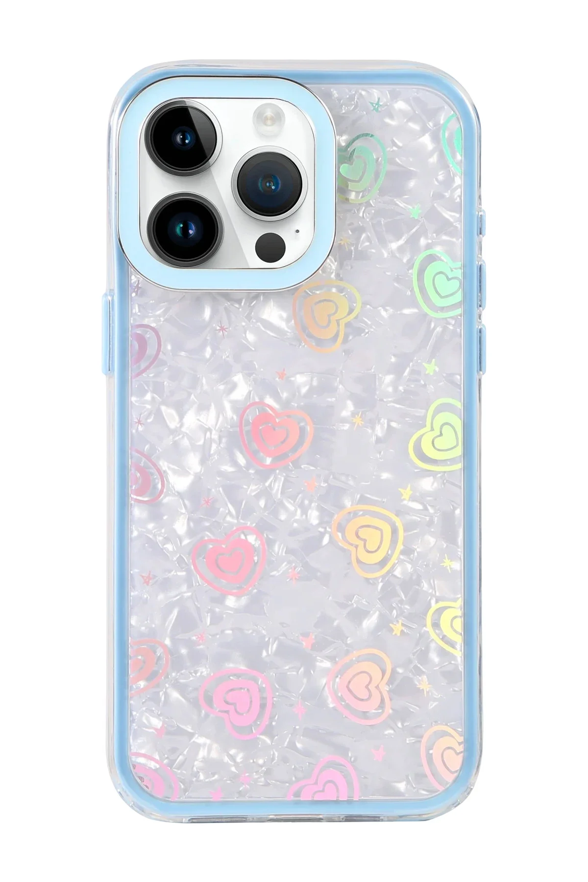 Newface Apple İphone 16 Pro Max Lumi Desenli Kapak - Mavi