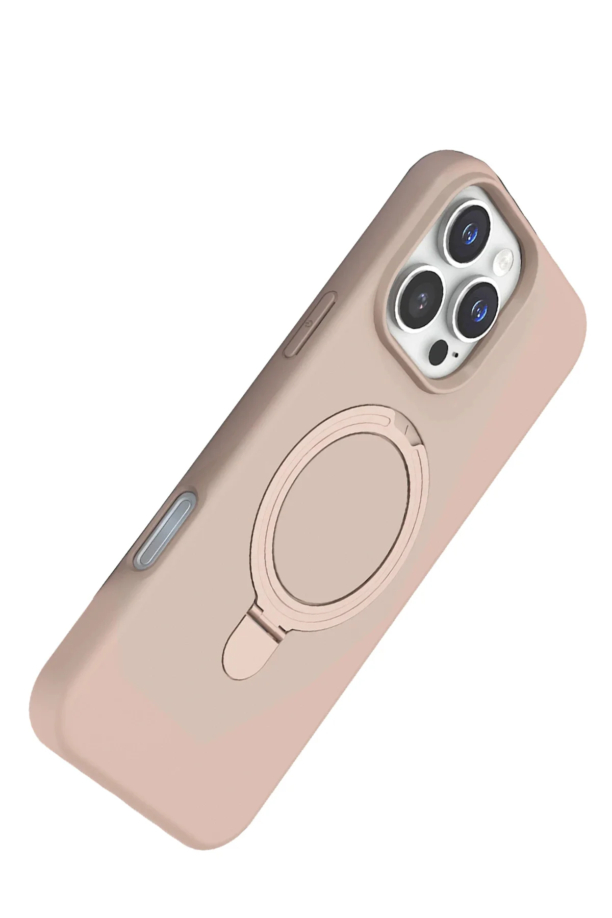 Newface Apple İphone 16 Pro Regal Magsafe Standlı Kapak - Çöl Tit