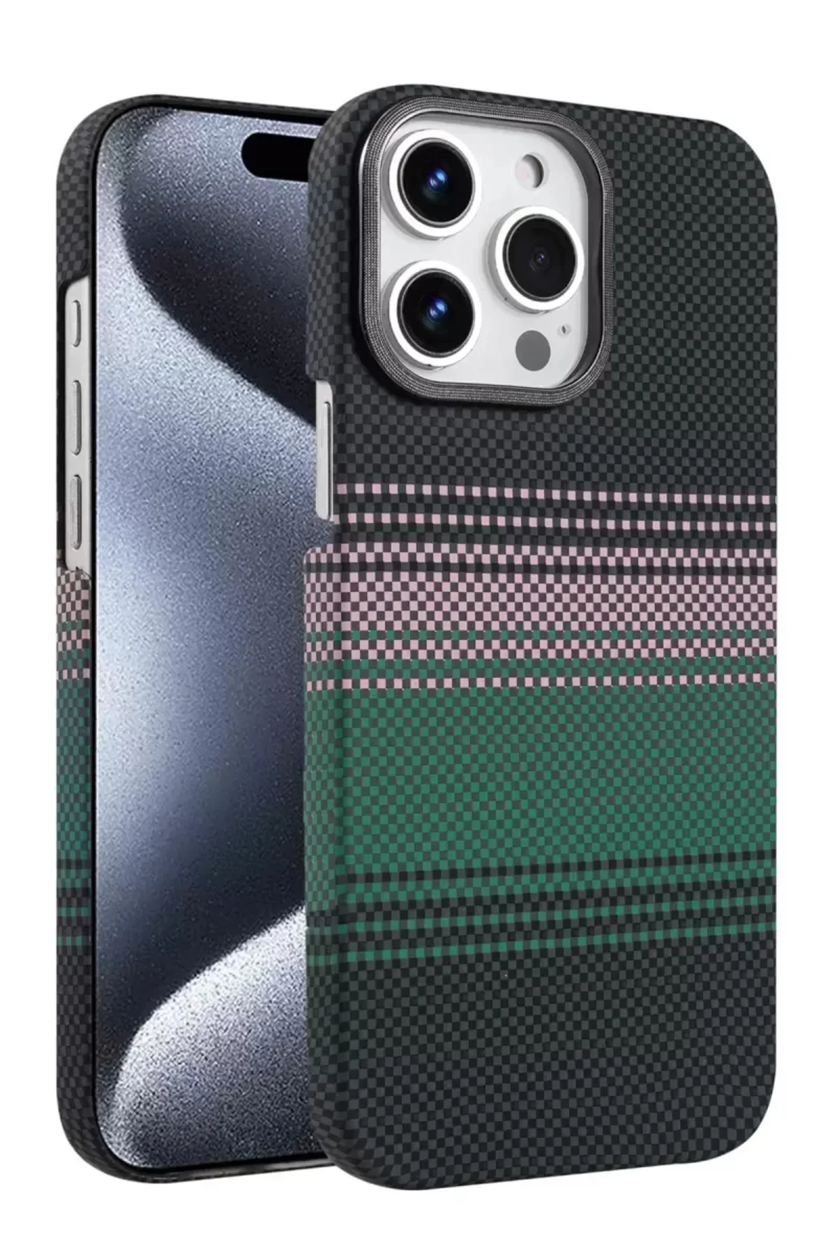 Newface Apple İphone 15 Pro Max Vega Magsafe Kapak - Yeşil