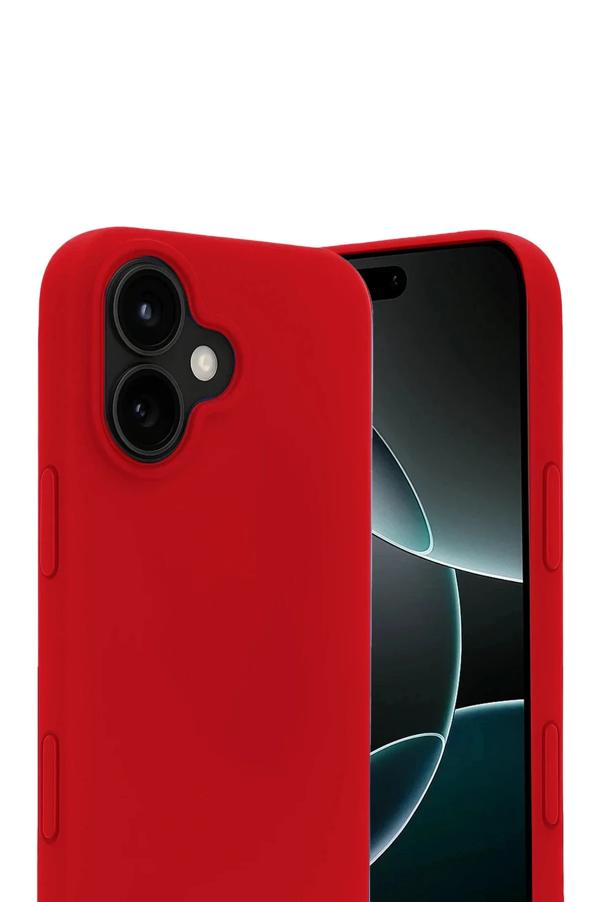 Newface Apple İphone 17 First Silikon - Kırmızı