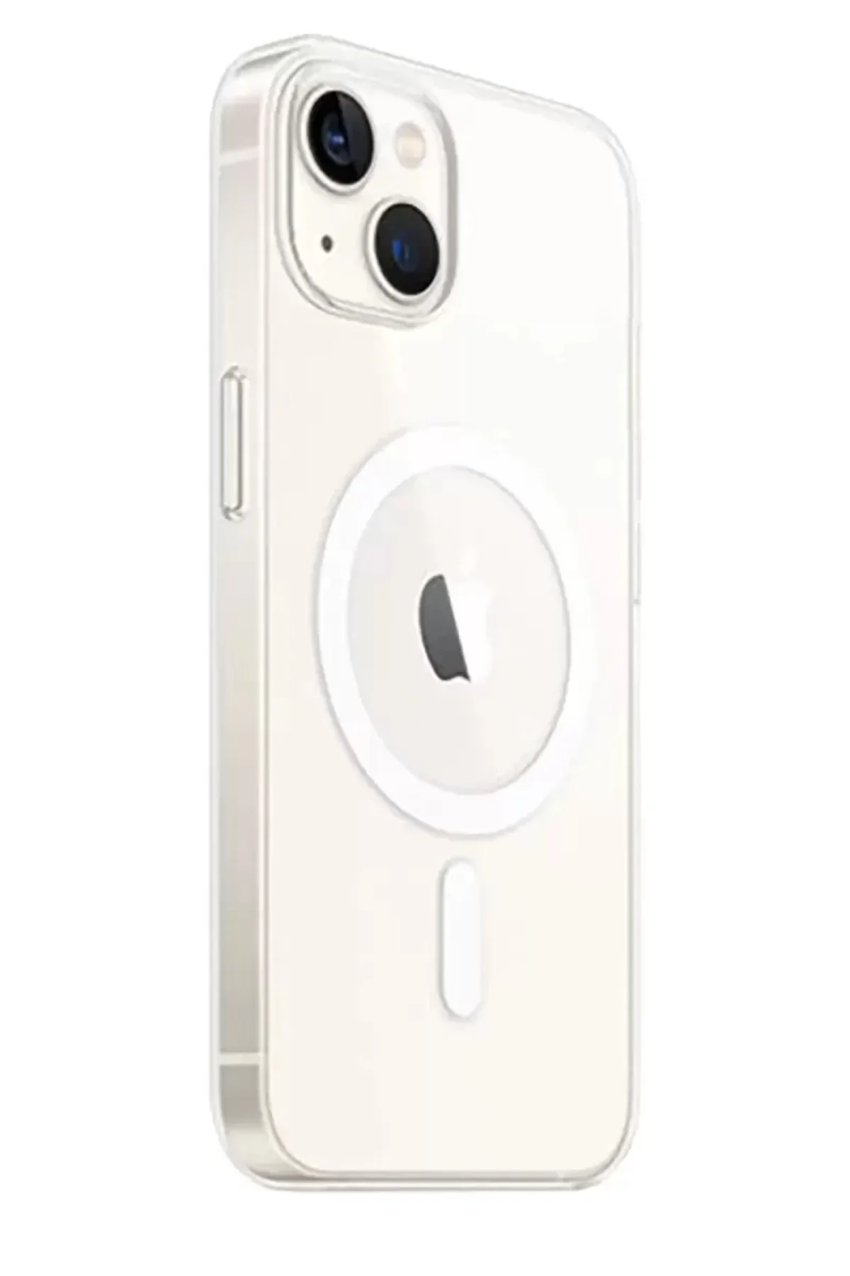 Newface Apple İphone 15 Plus Kılıf Magneticsafe Şeffaf Silikon - 