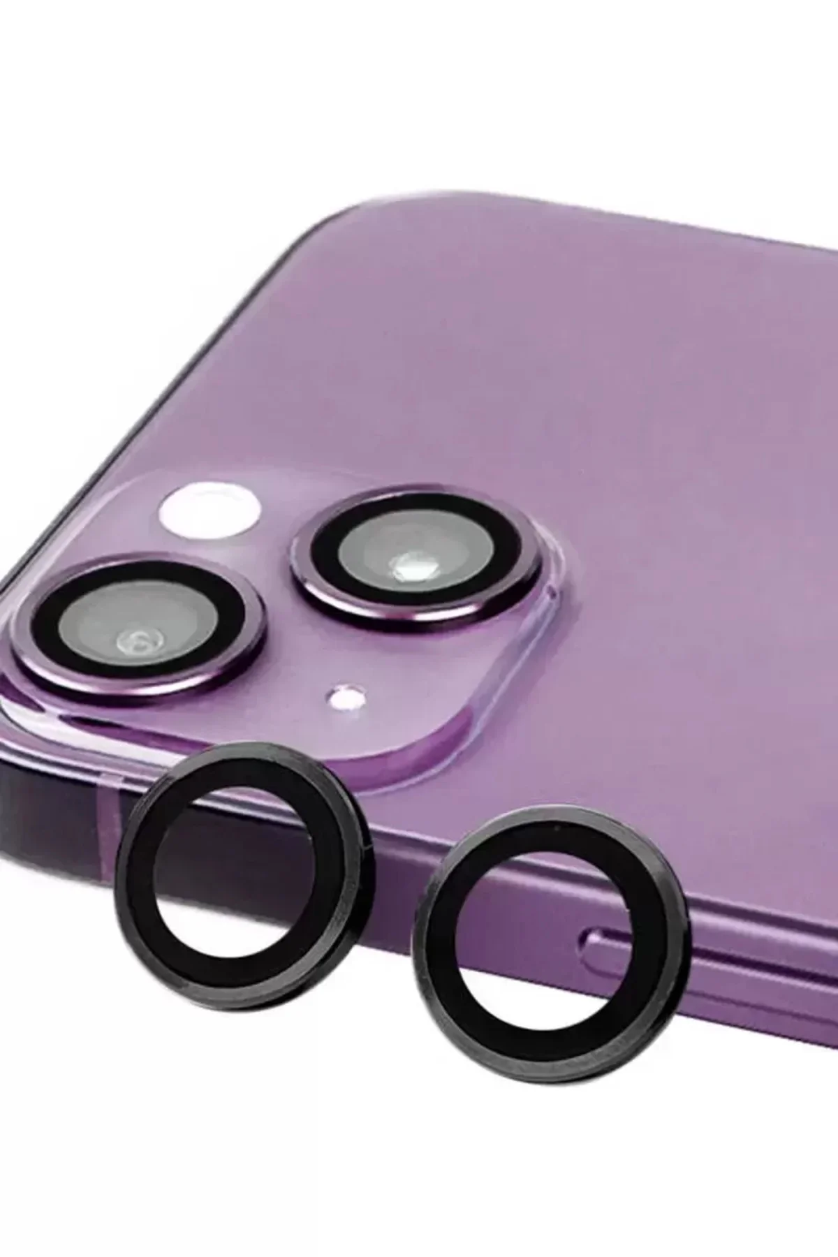 Newface Apple İphone 14 Raze Metal Kamera Lens - Siyah