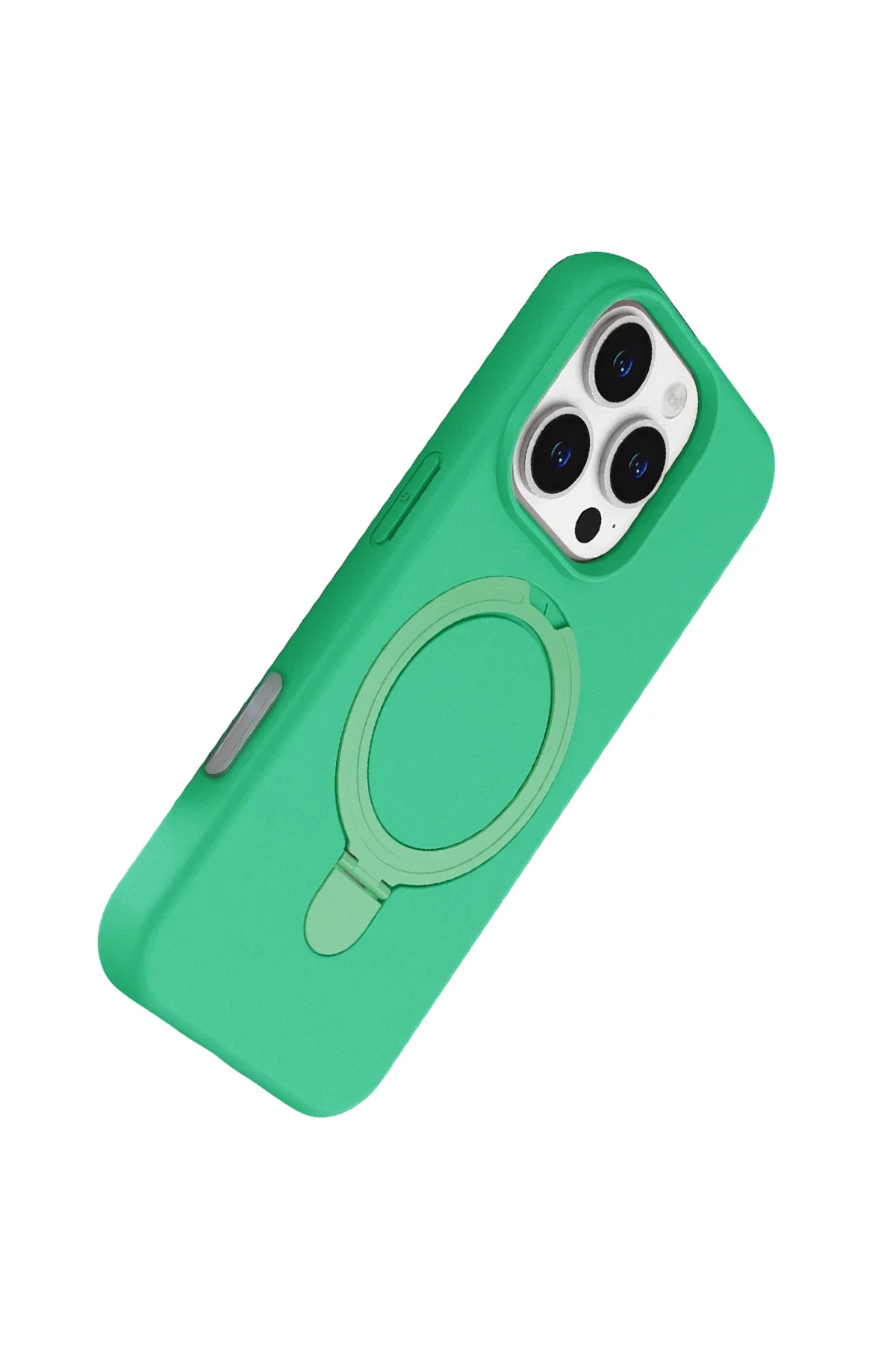 Newface Apple İphone 16 Pro Max Regal Magsafe Standlı Kapak - Yeş