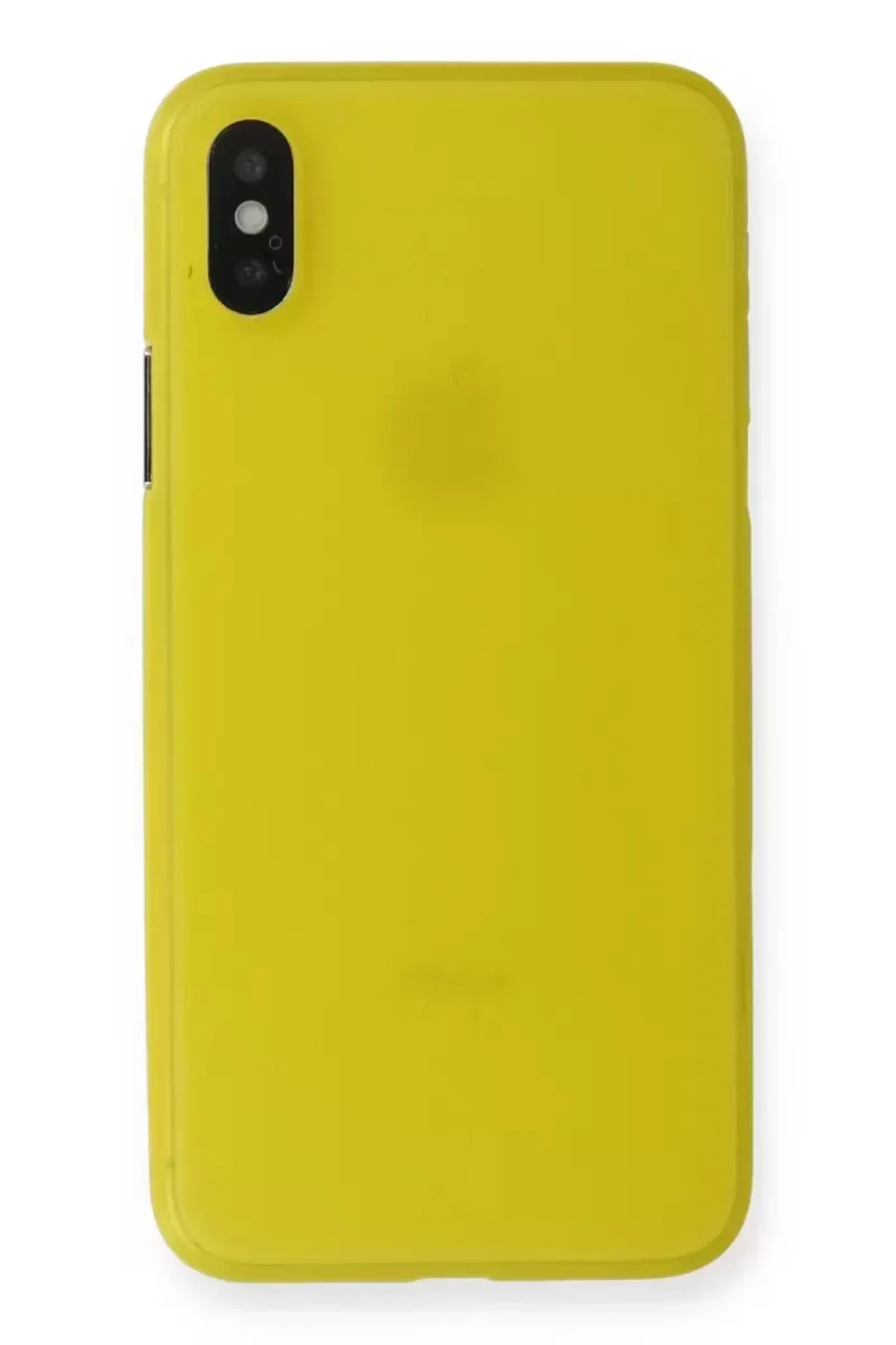 Newface Apple İphone X Kılıf Pp Ultra İnce Kapak - Sarı