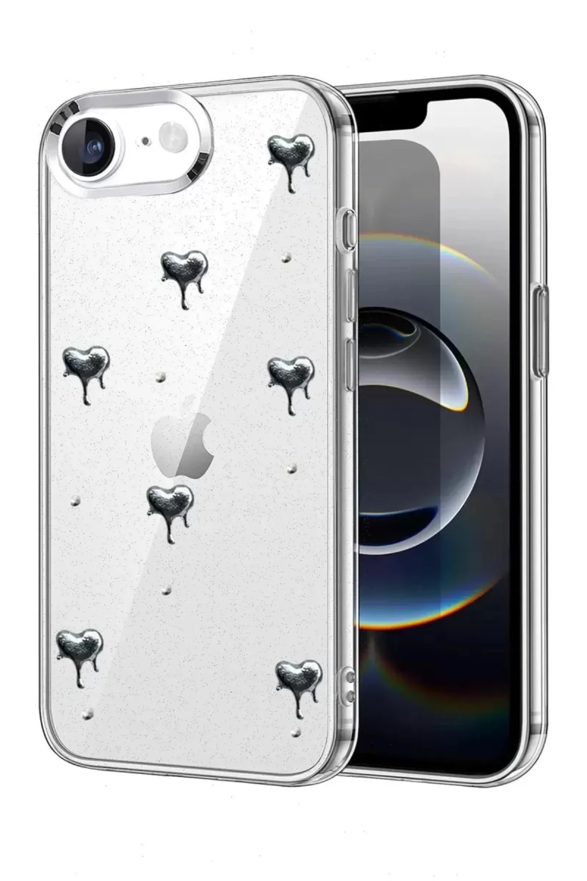 Newface Apple İphone 16e Fiyonk Desenli Kapak - Desen 1