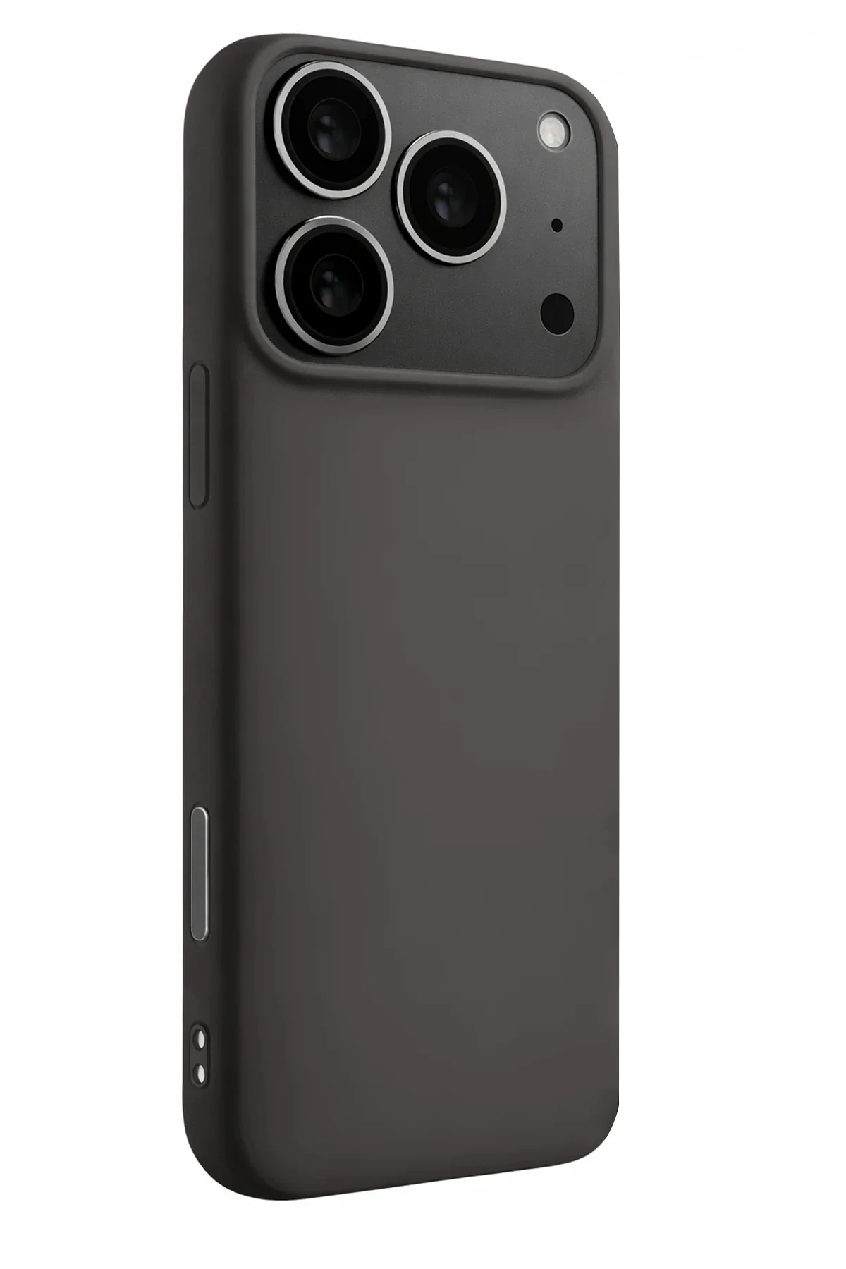 Newface Apple İphone 17 Pro Max Nano İçi Kadife Silikon - Gri