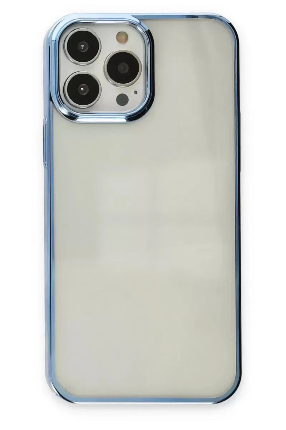 Newface Apple İphone 13 Pro Kılıf Element Silikon - Sky Blue