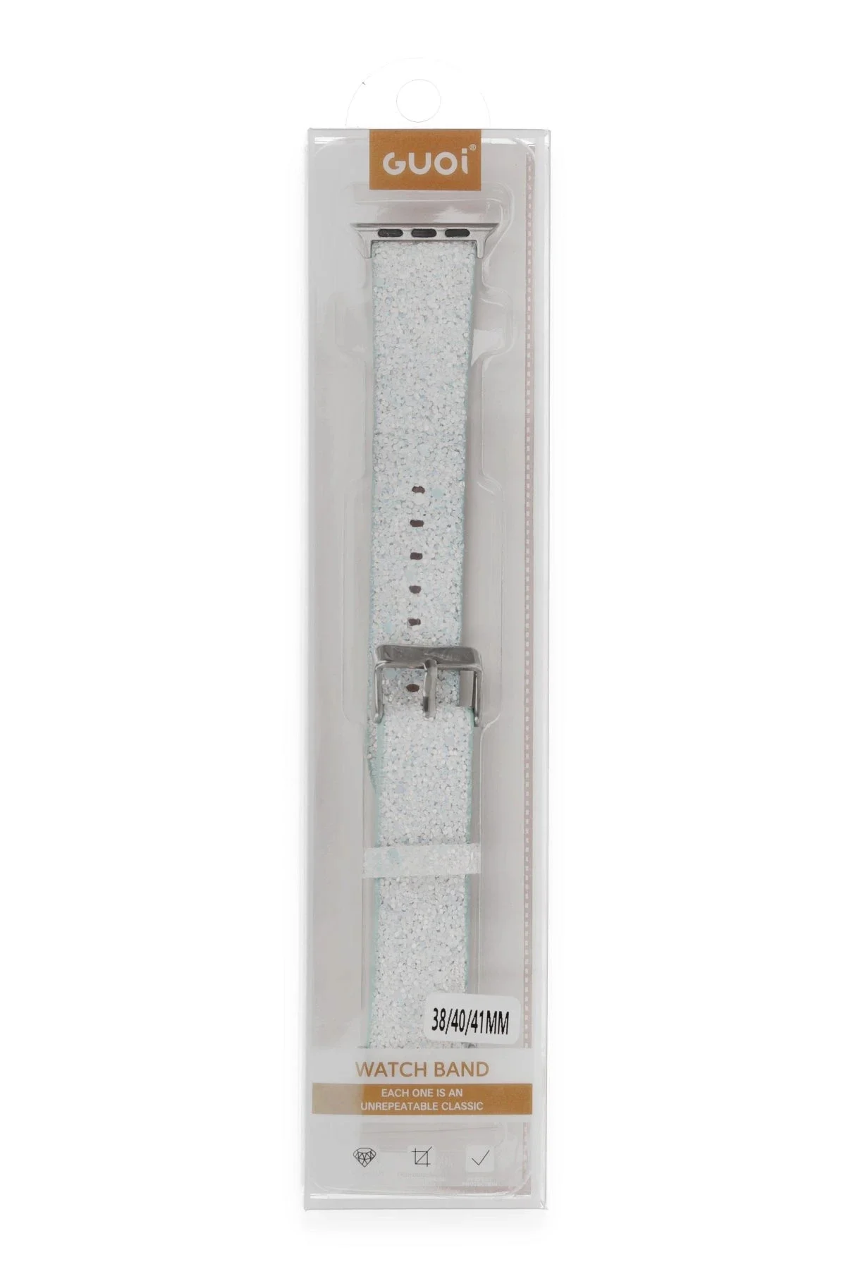 Newface Apple Watch 38mm Starry Taşlı Kordon - Mavi