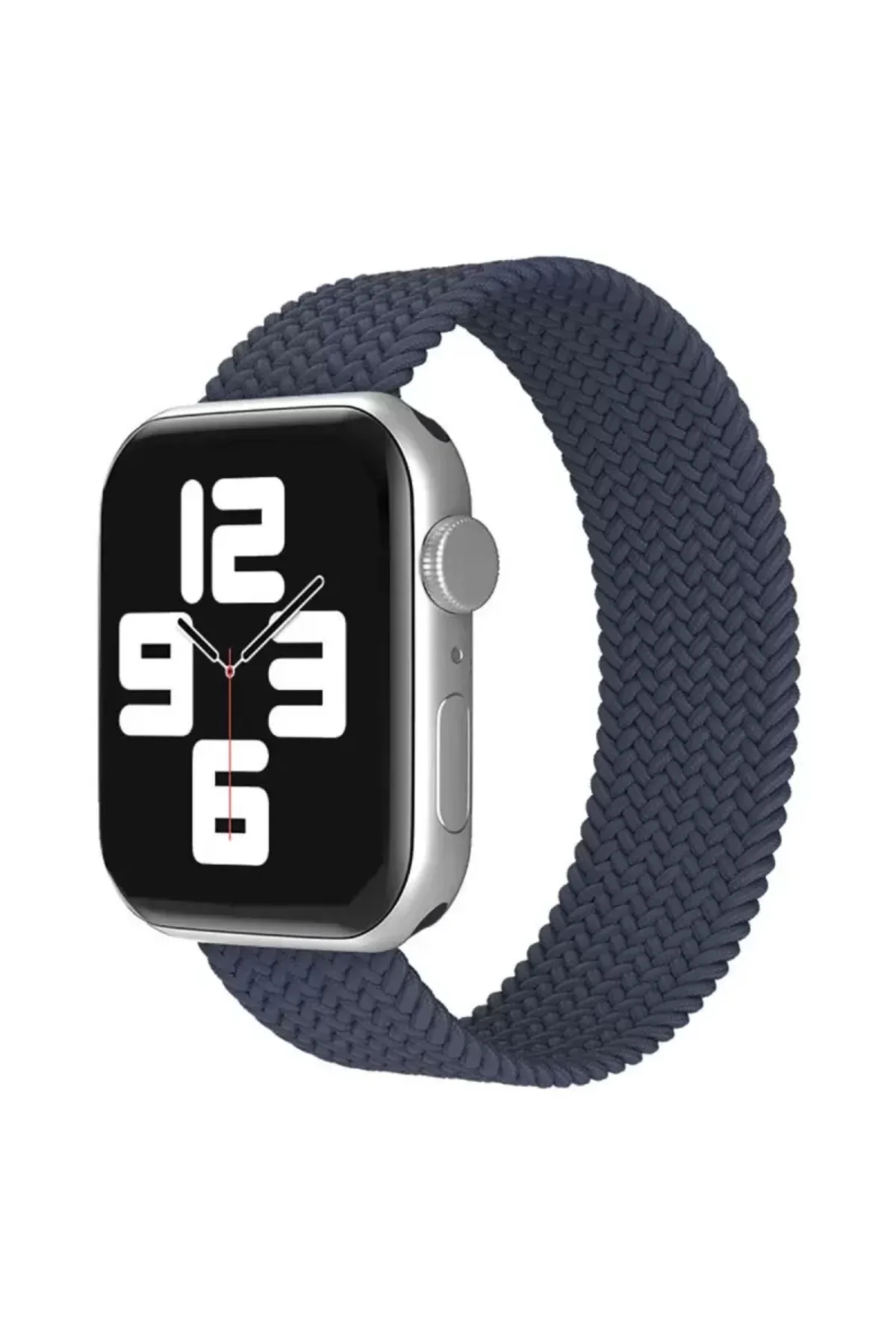Newface Apple Watch 38mm Ayarlı Solo Silikon Kordon - Lacivert