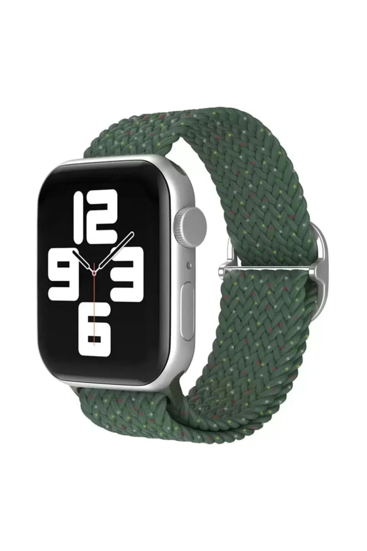 Newface Apple Watch 38mm Star Kordon - Benekli Koyu Yeşil