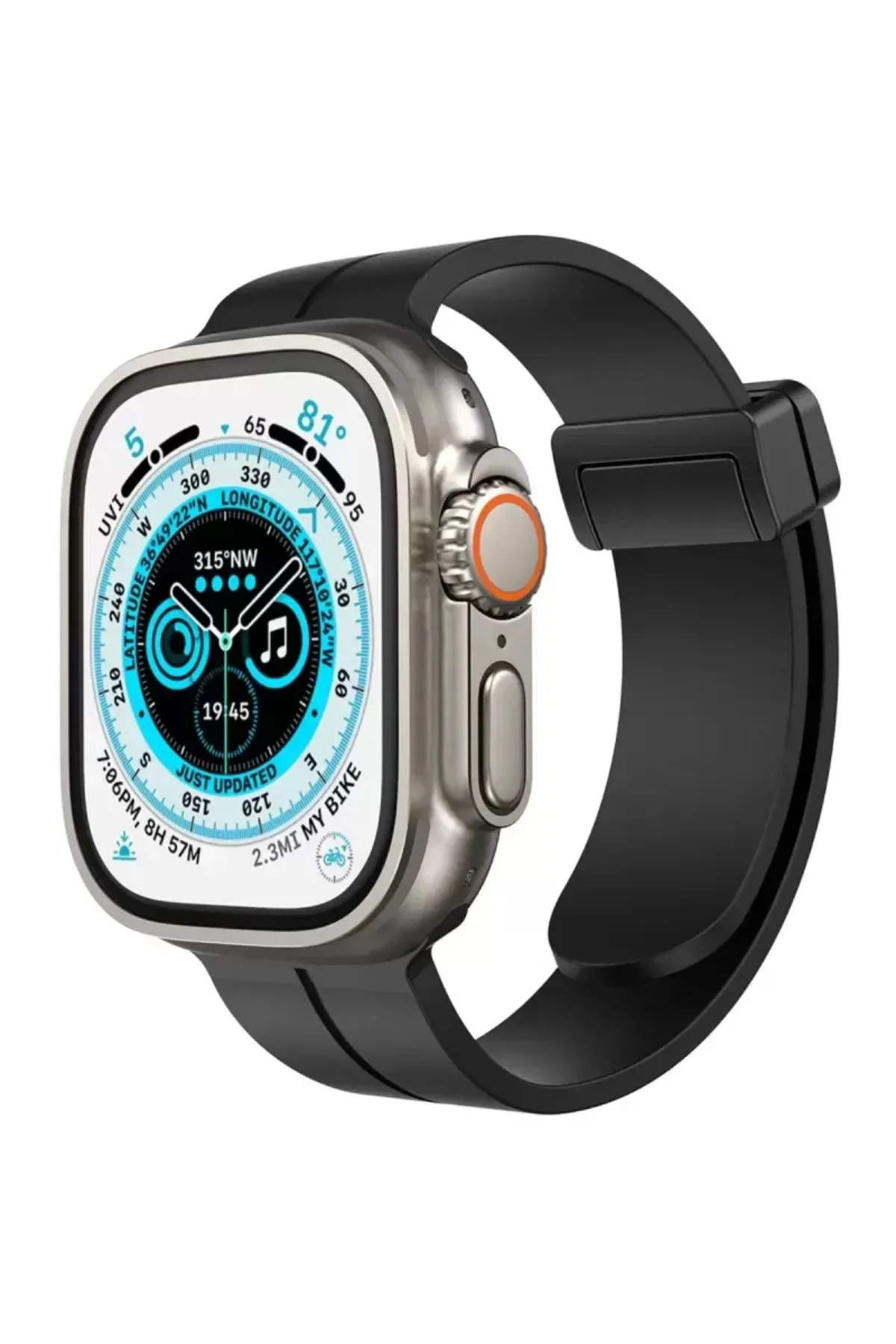 Newface Apple Watch 38mm Kr412 Elegance Stylısh Kordon - Siyah