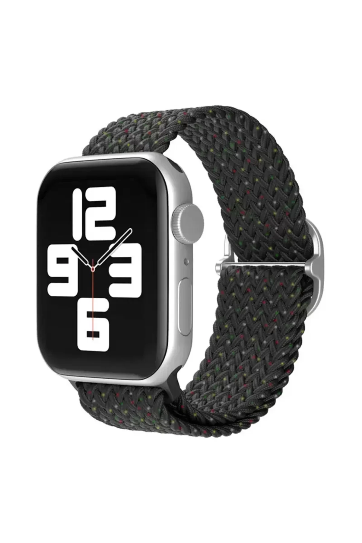 Newface Apple Watch 38mm Star Kordon - Benekli Siyah