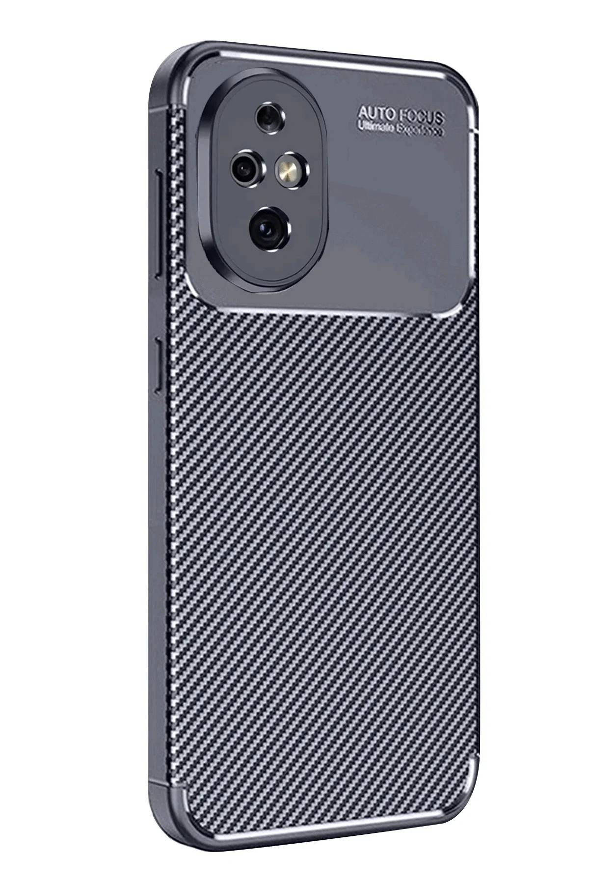 Newface Honor 200 Kılıf Auto Focus Karbon Kapak - Lacivert