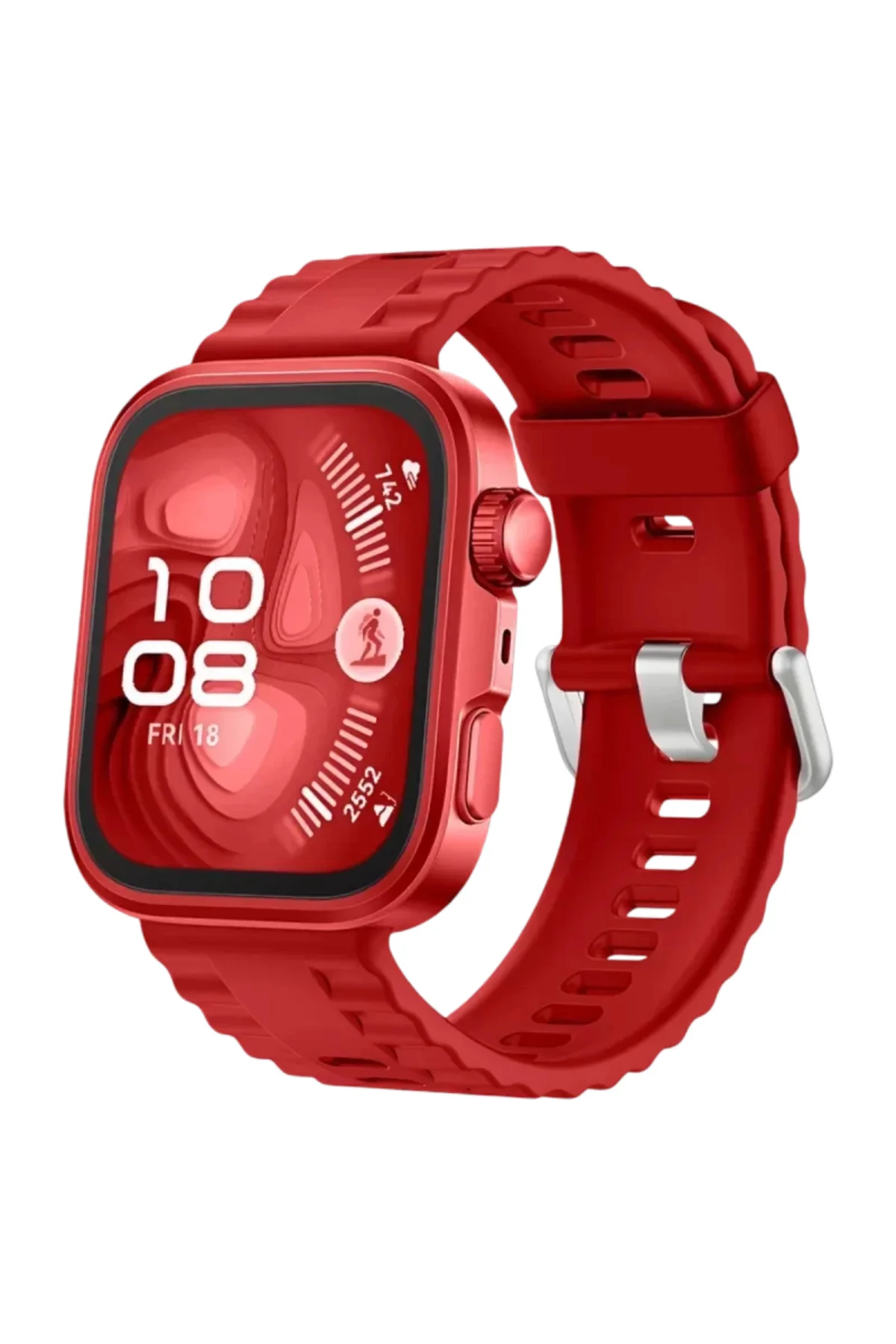 Newface Huawei Fit 4 Nova Silikon Kordon - Kırmızı