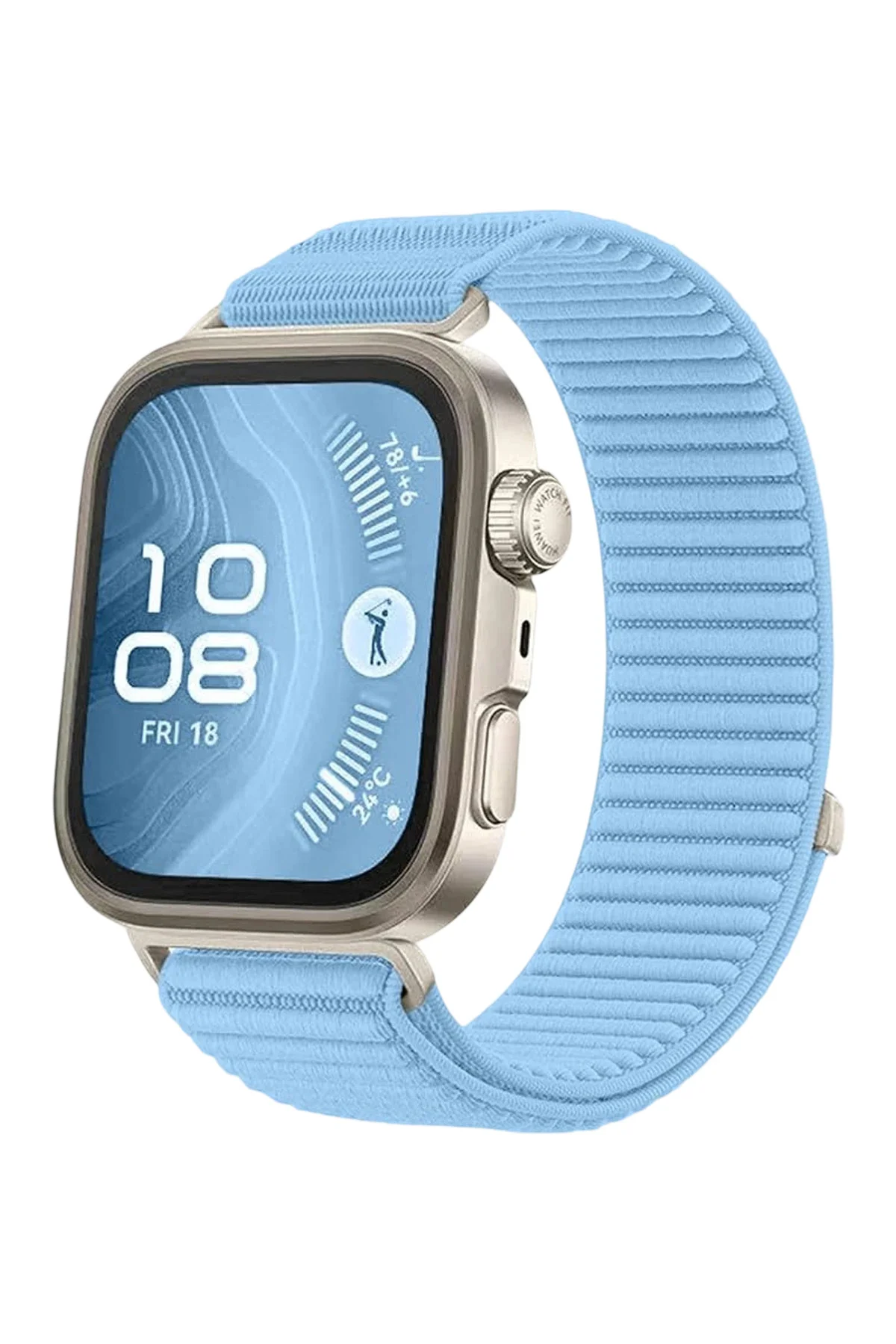Newface Huawei Fit 4 Braid Kordon - Açık Mavi