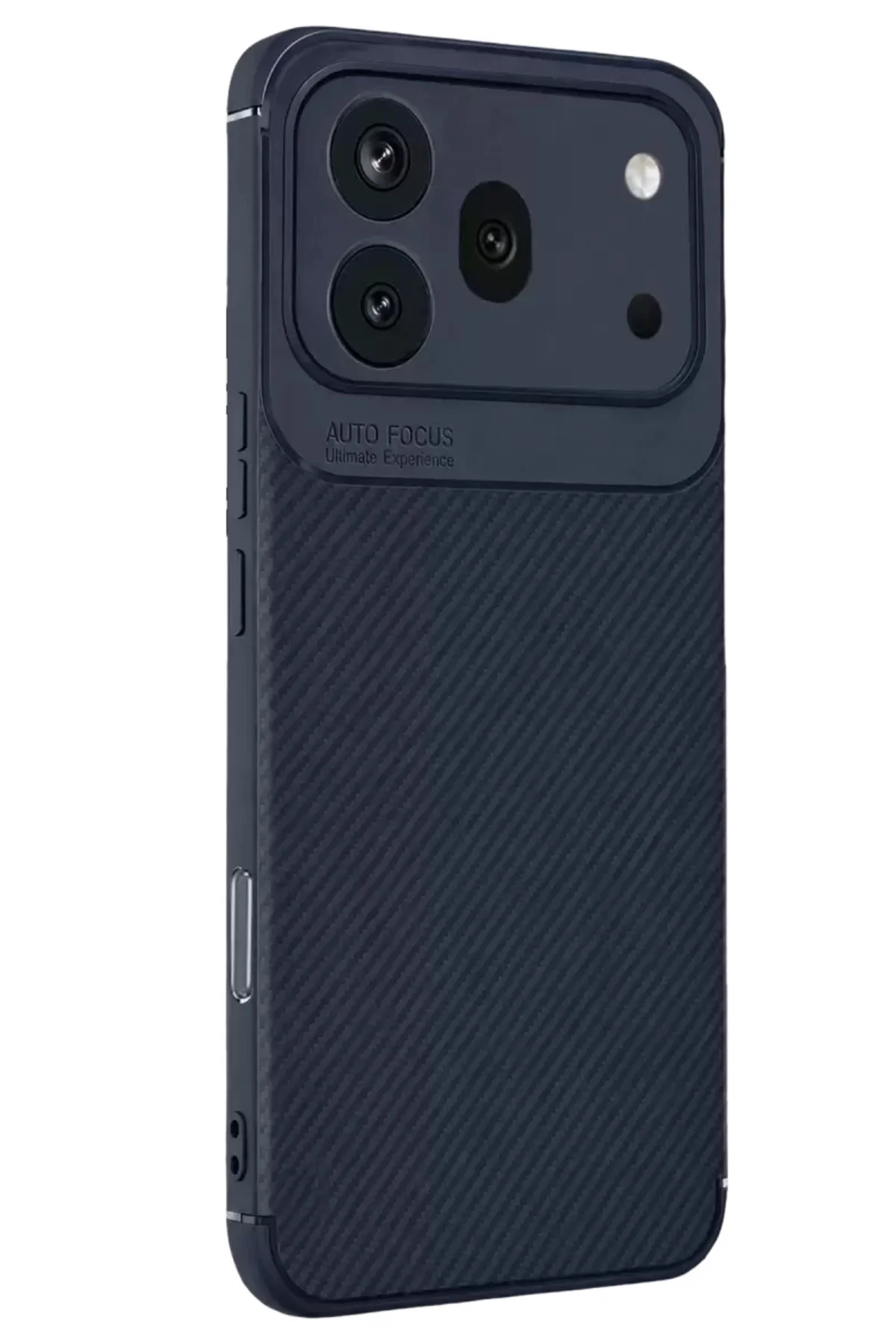 Newface Huawei Honor 600 Pro Auto Focus Karbon Kapak - Lacivert