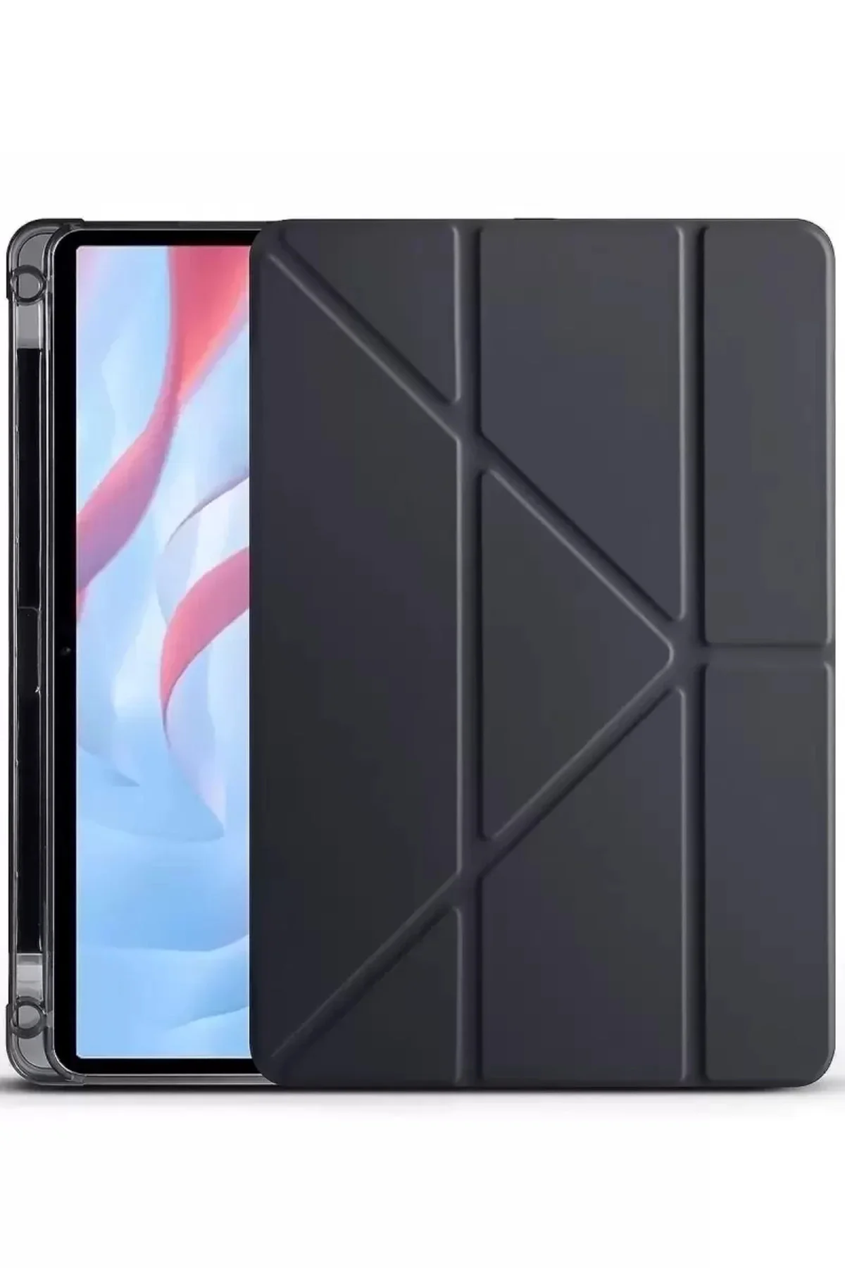 Newface Huawei Honor Pad X9a Kalemlikli Mars Tablet Kılıfı - Siya