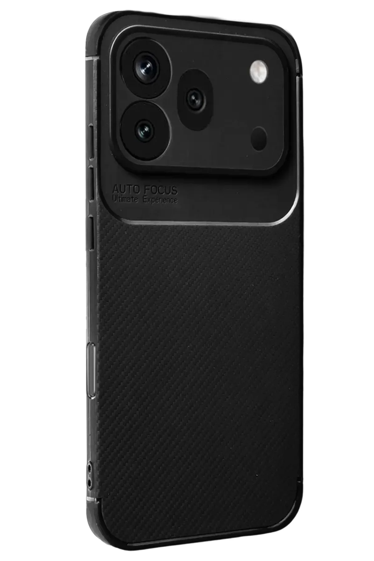 Newface Huawei Honor 600 Pro Auto Focus Karbon Kapak - Siyah